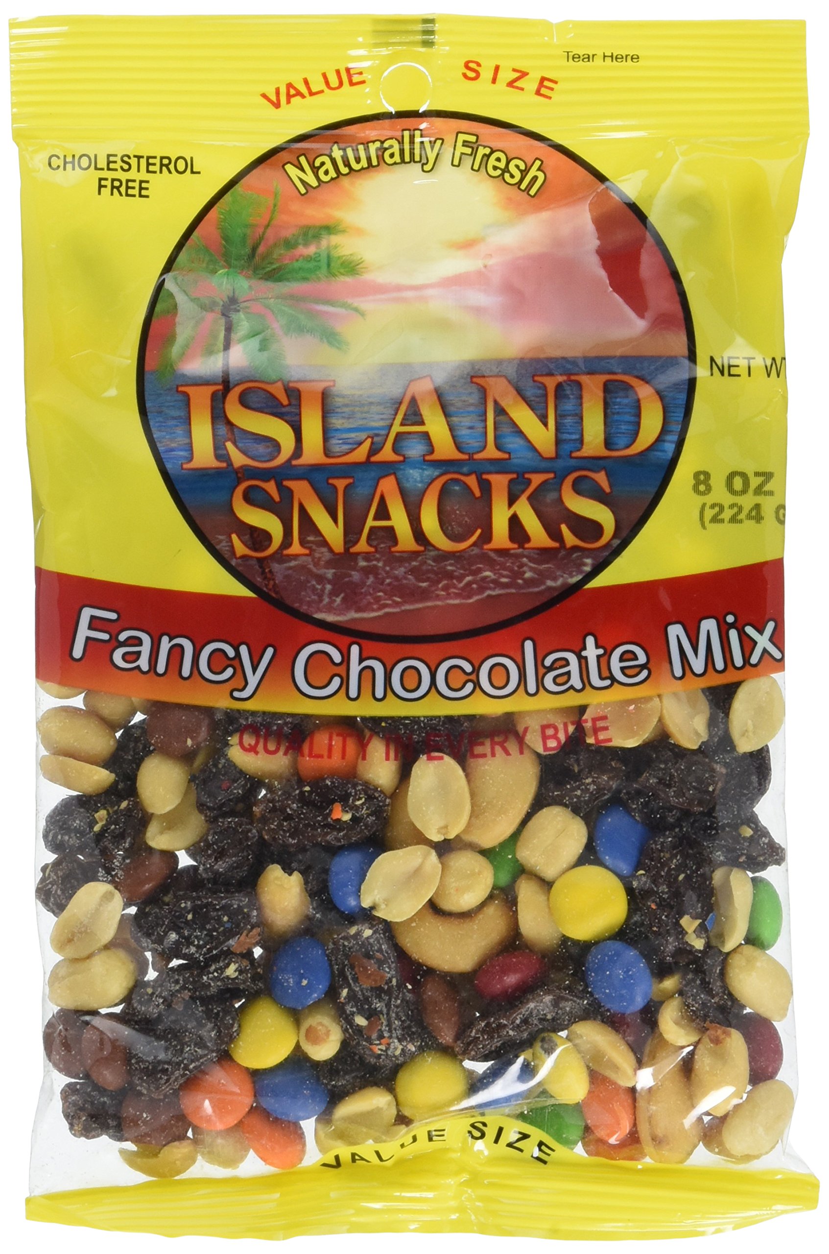 Premium Island Snacks Gourmet Chocolate Mix - 8oz (6-Pack) | Delicious Assorted Chocolates for Gifts, Parties & Dessert Platters