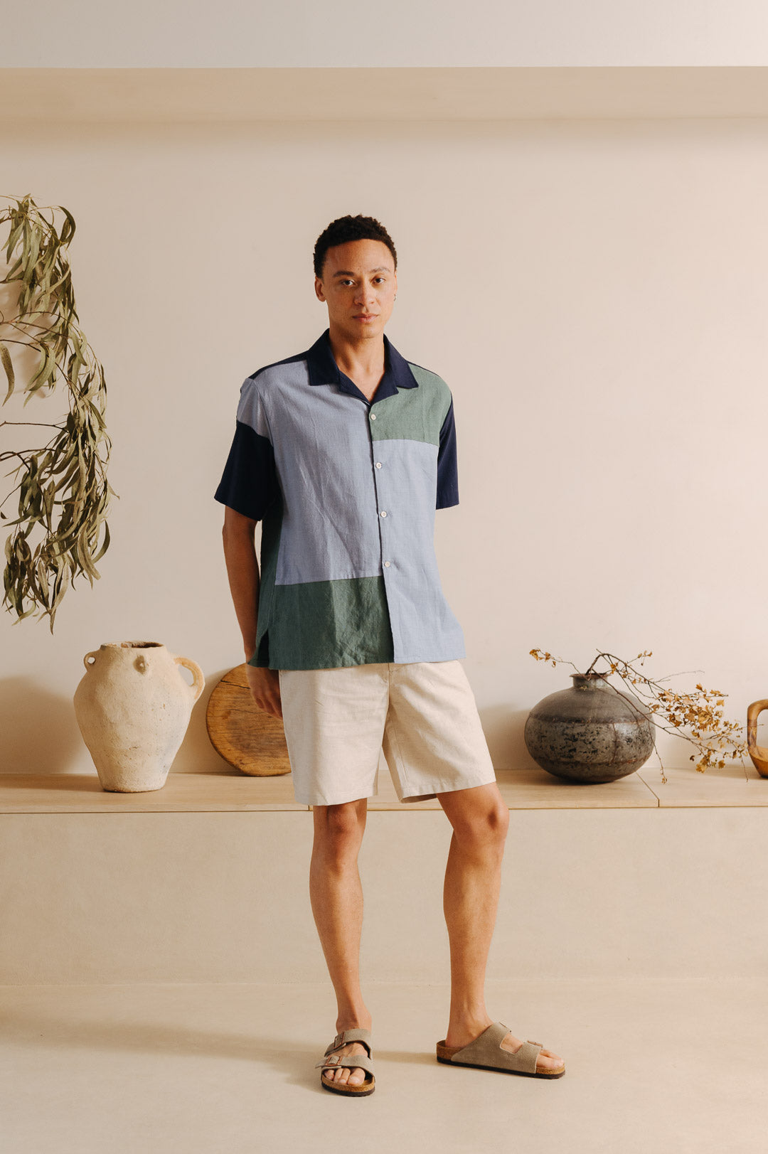 Breathable Ecru Cotton Linen Shorts for Women - Summer Casual Comfort Shorts | Perfect for Beach, Vacation, and Everyday Wear