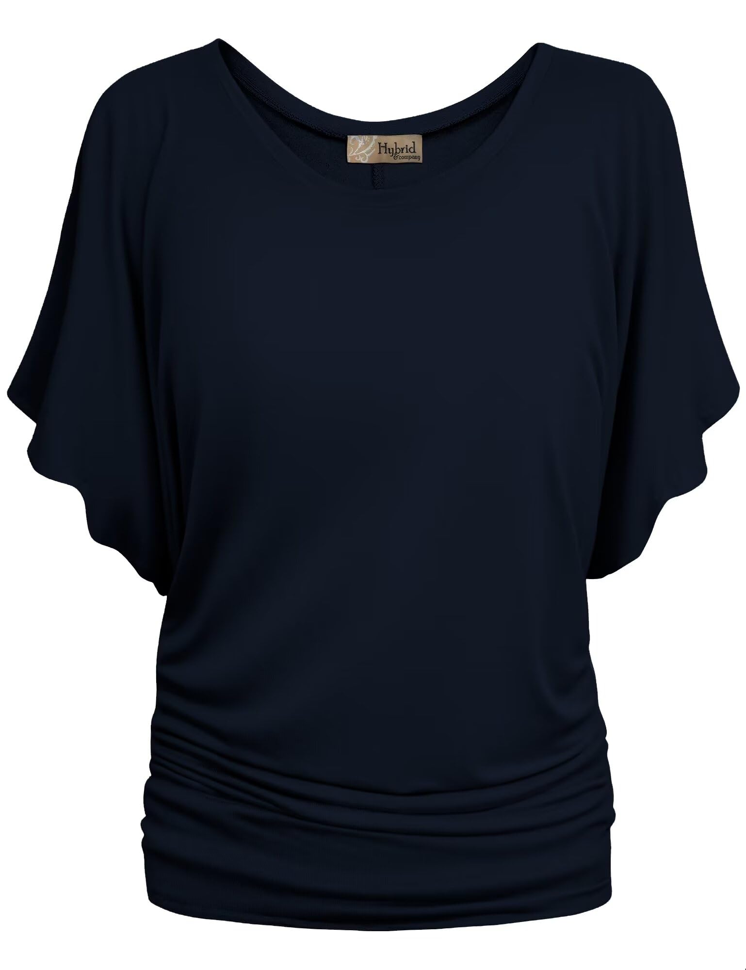 Hybrid & Company Women's Super Comfy Boat Neck Dolman Top Shirt - Soft Casual Blouse for Everyday Wear, Work & Weekend Outfits