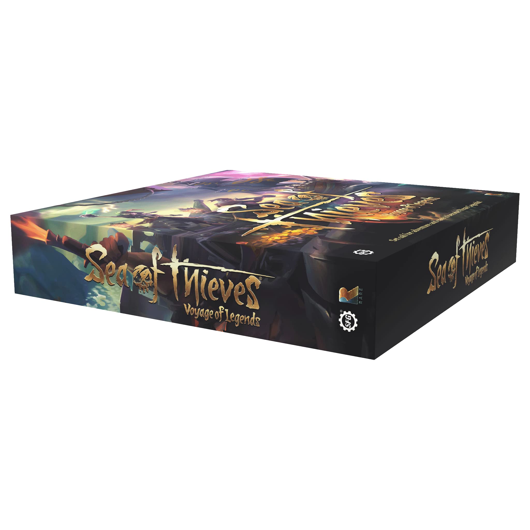 Sea of Thieves Board Game - 2-4 Players, 90-120 Min for Family Game Night - Teens & Adults 14+ - Pirate Adventure Game for Parties