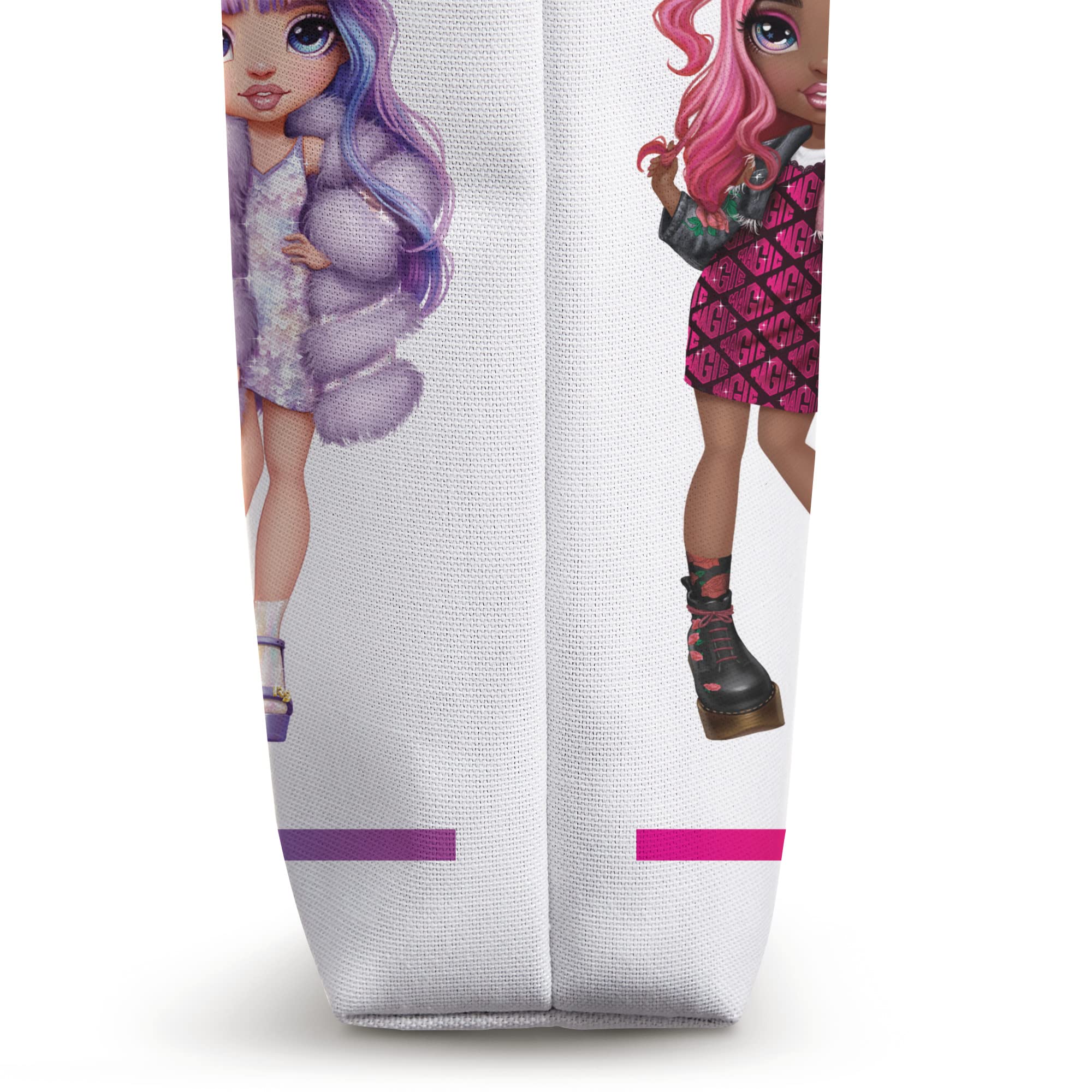 Rainbow High Character Doll Lineup Tote Bag - Stylish Fashion Accessory for Doll Collectors & Kids | Perfect for School, Shopping & Playdates