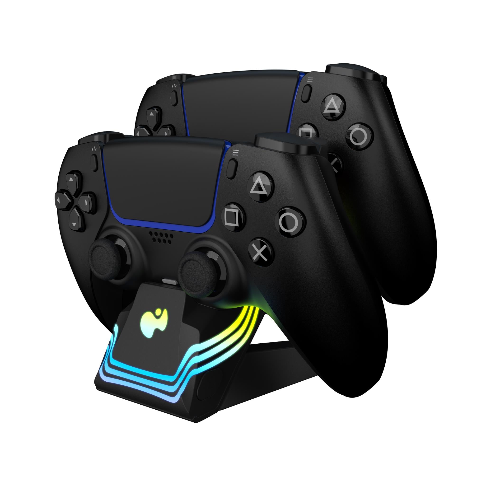 Afterglow Wave Dual Charger for PlayStation 5 (Black) - Fast Charging Dock Station for PS5 Controllers - Perfect for Gaming Sessions & Multiplayer Setups