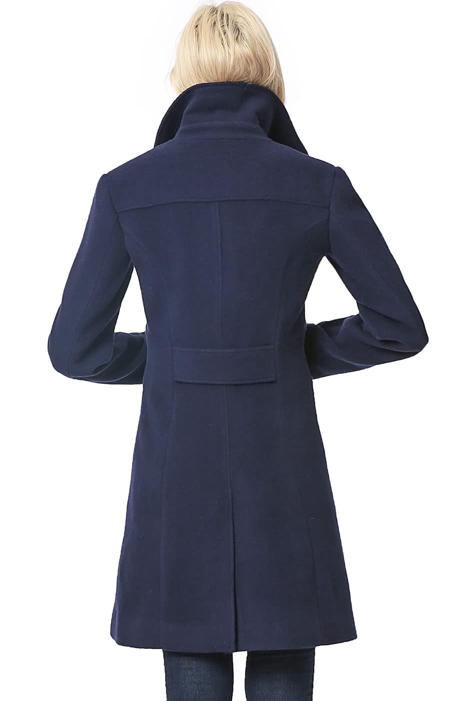 BGSD Women's Anna Wool Blend Walking Coat - Warm Winter Trench Coat for Women, Plus Size & Petite Options Available | Perfect for Outdoor Activities, Commuting & Travel