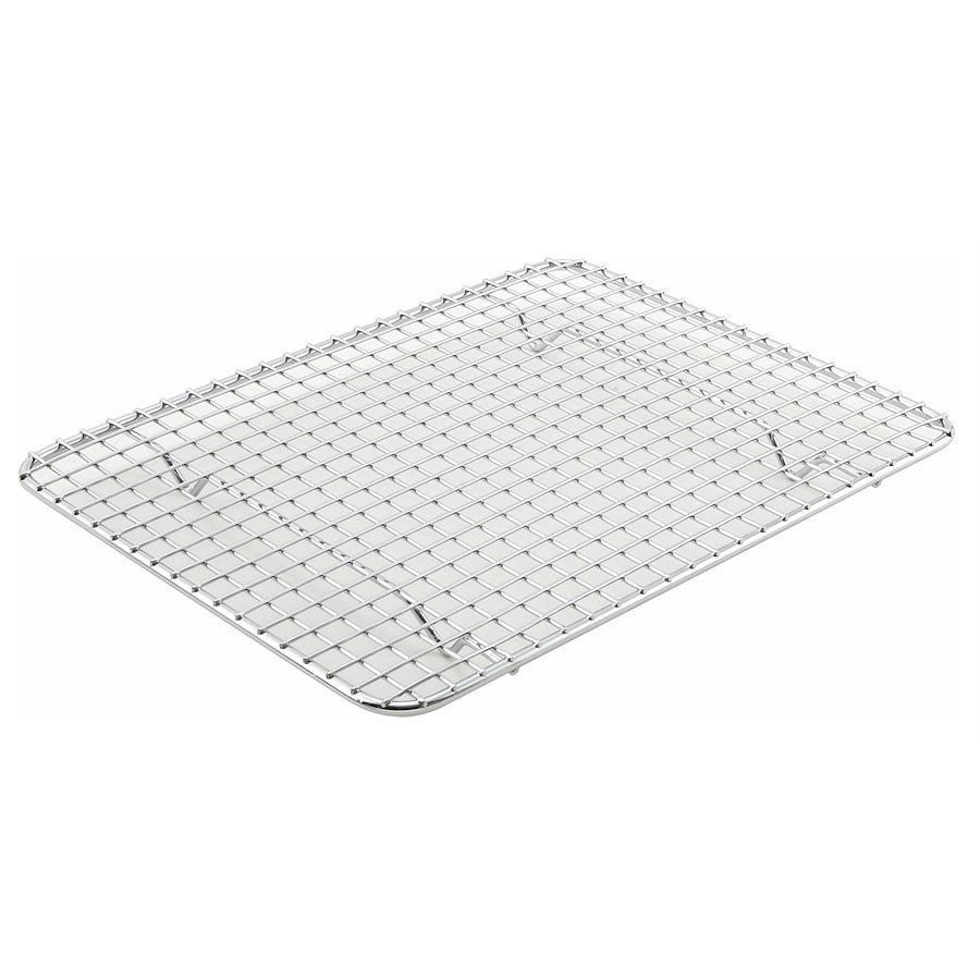 Winco 8x10 Inch Stainless Steel Wire Pan Grate - Heavy Duty Commercial Baking Rack for Oven, Grill & Food Prep - Perfect for Restaurants, Bakeries & Home Kitchens