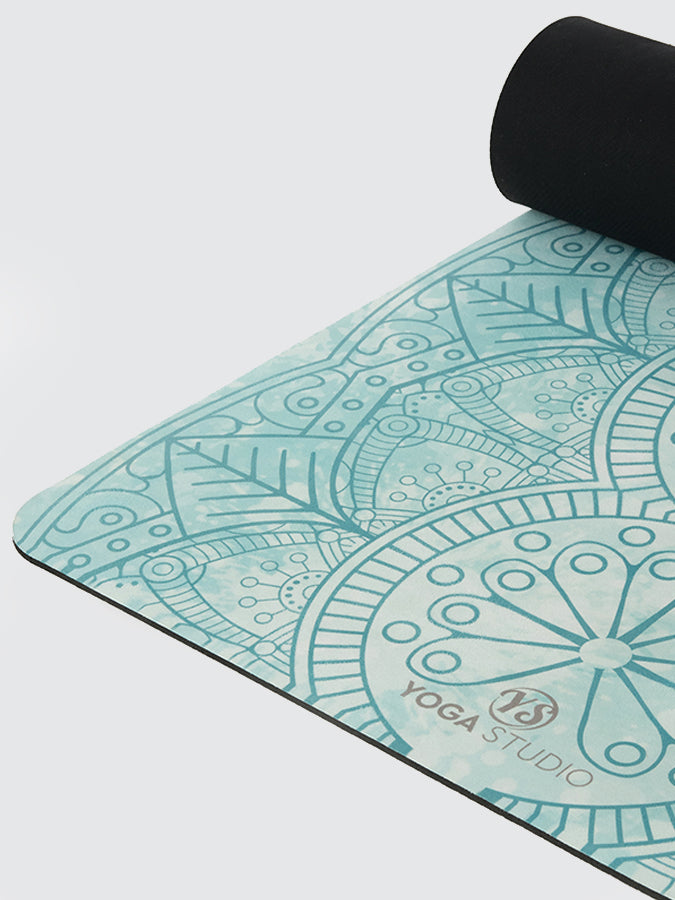 Eco-Friendly Vegan Suede Microfiber Yoga Mat 4mm - Non-Slip, Cushioned for Hot Yoga, Pilates & Home Workouts - Perfect for Beginners & Professionals