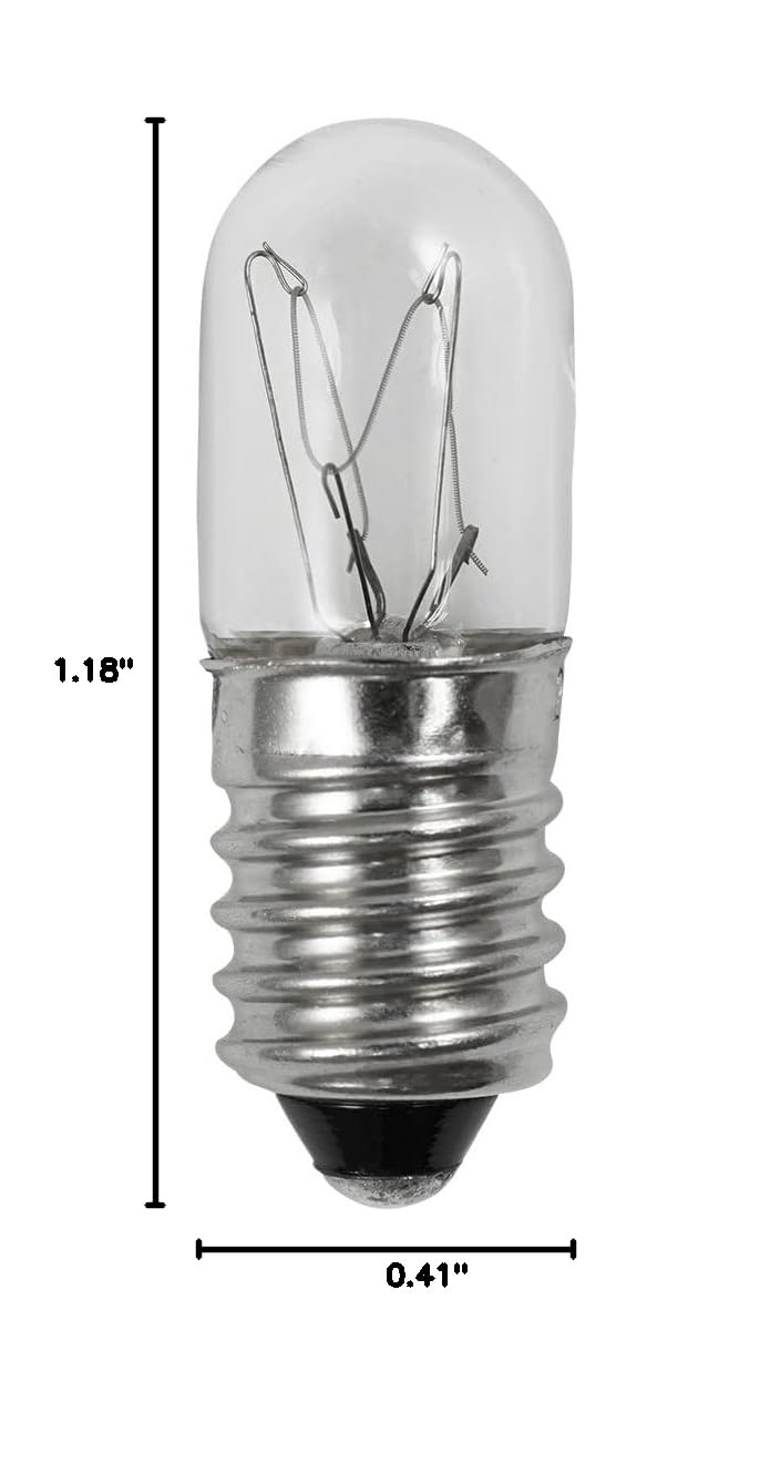 Norman Lamps 42 - 3.2V 0.35A T-3 1/4 LED Bulb for Home Lighting, DIY Projects, and Electrical Repairs | Energy Efficient Replacement Light Bulbs