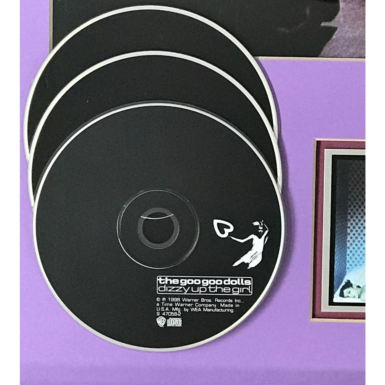 Goo Goo Dolls Dizzy Up The Girl 3x Platinum Album Award - Certified RIAA Multi-Platinum Record - Perfect for Music Collectors & Rock Memorabilia Displays