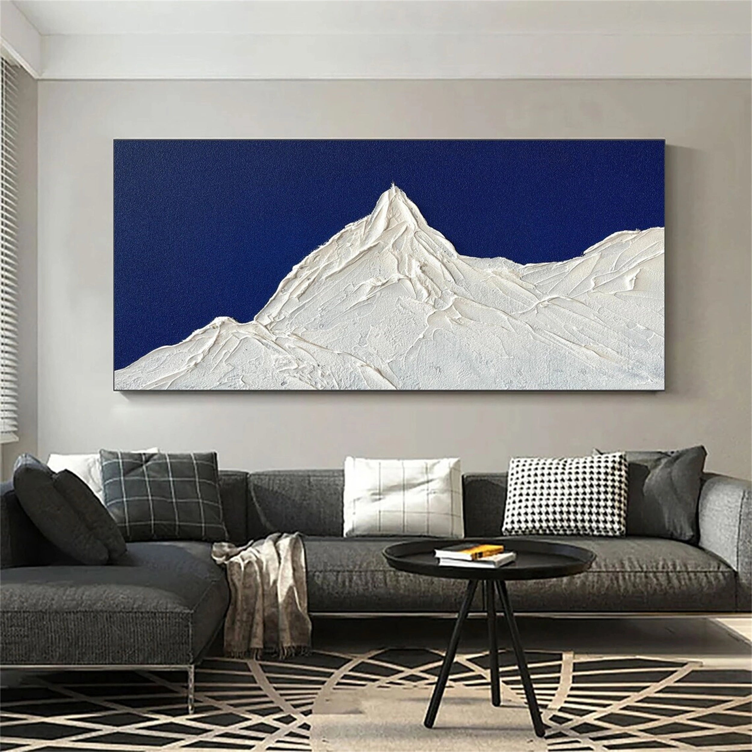 Minimalist Textured Plaster Art Painting - Abstract Wall Decor for Living Room, Bedroom & Office #MM109