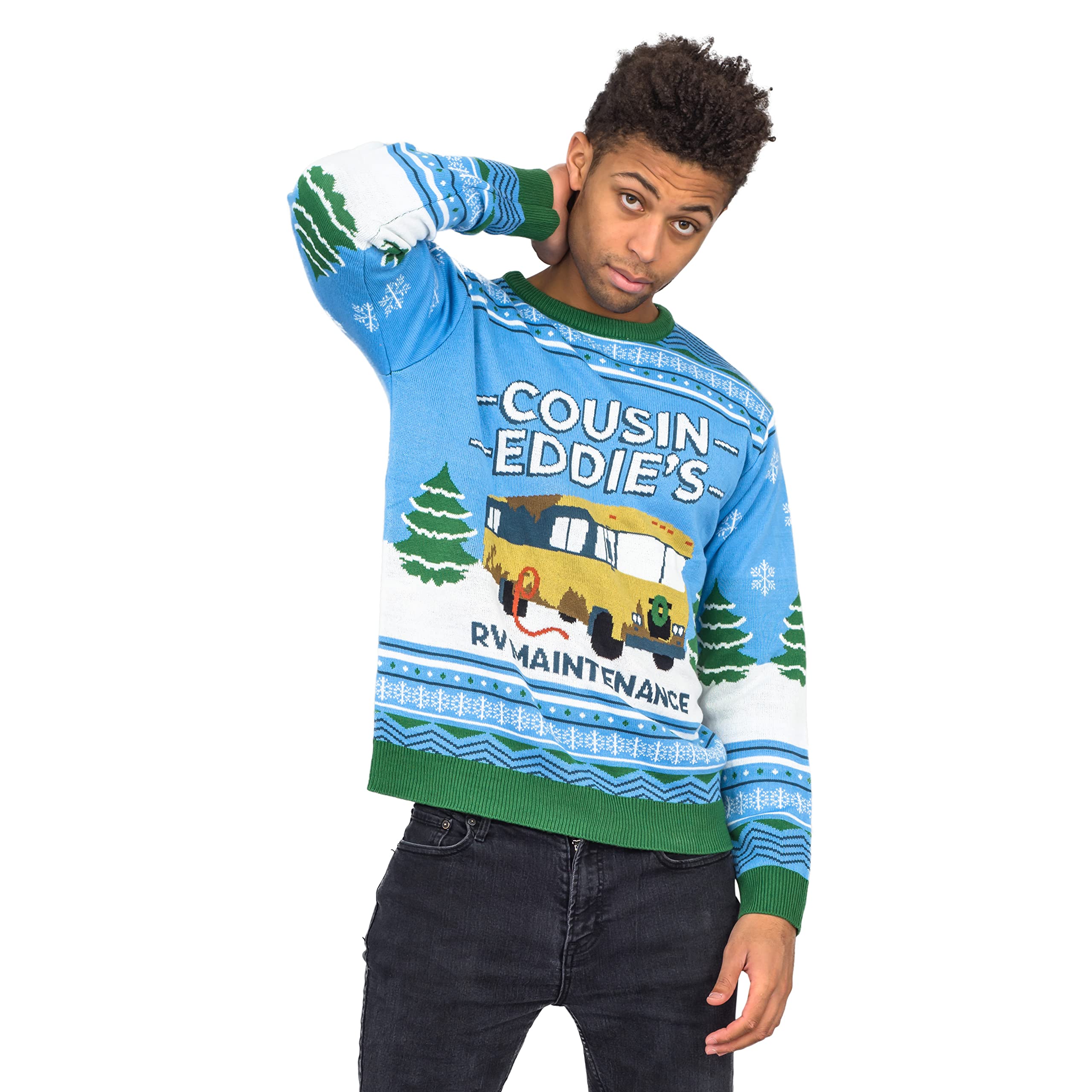 Vacation Movie The Jolliest Bunch Red Ugly Christmas Sweater - Funny Holiday Party Outfit for Christmas Gatherings & Festive Celebrations