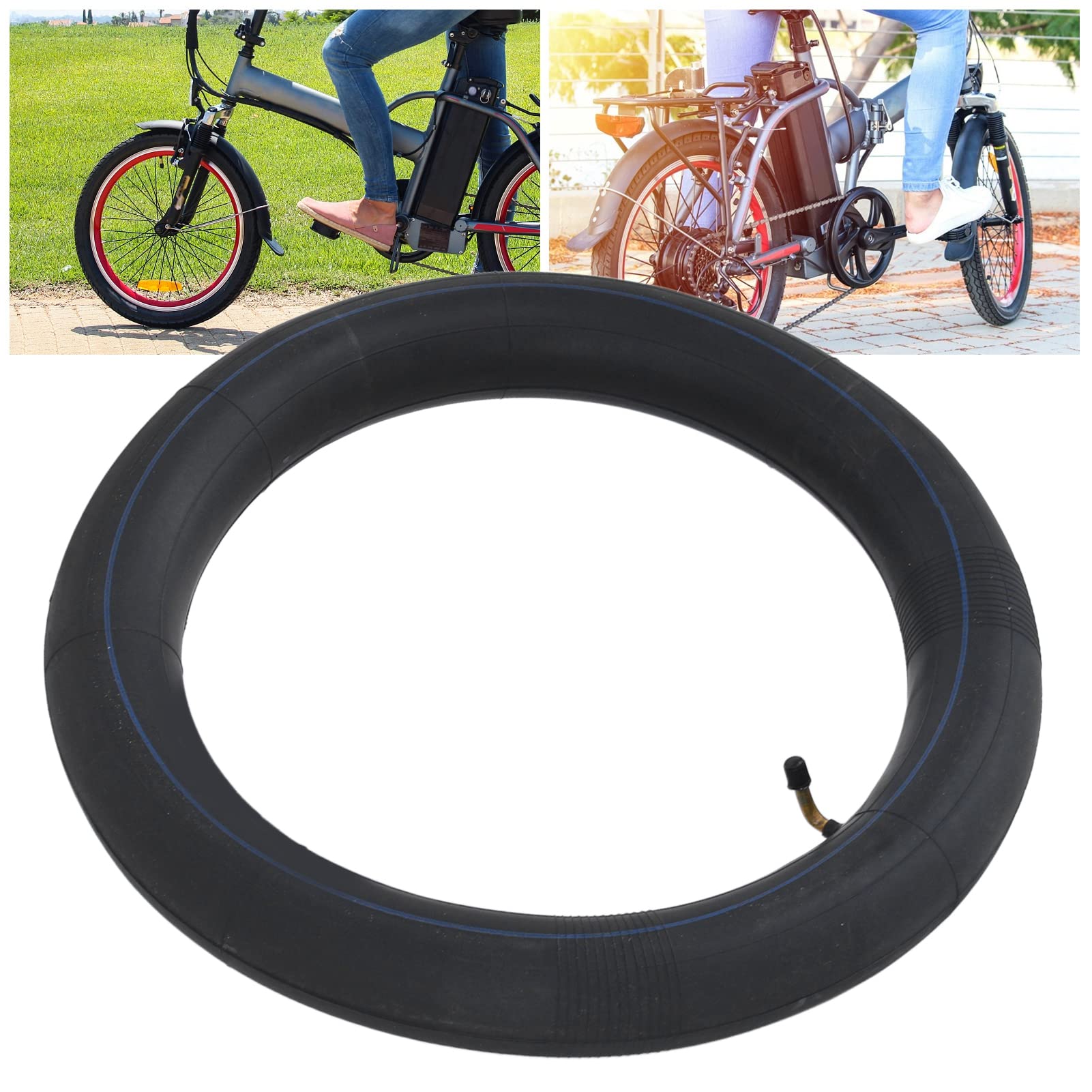 16x3.00 Bike Inner Tubes - Heavy Duty Replacement Scooter Inner Tire Tube with Extended Valve for Tricycle, Electric Bike & Mobility Scooter - Perfect for Commuting, Off-Road Adventures & Urban Riding