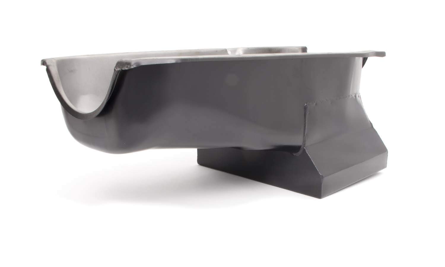 R9716 Black Drag Race Oil Pan for Small Block Chevy Engines - High Performance Oil Pan for Chevy 350, 383, 400 - Ideal for Racing, Hot Rods, and Performance Builds