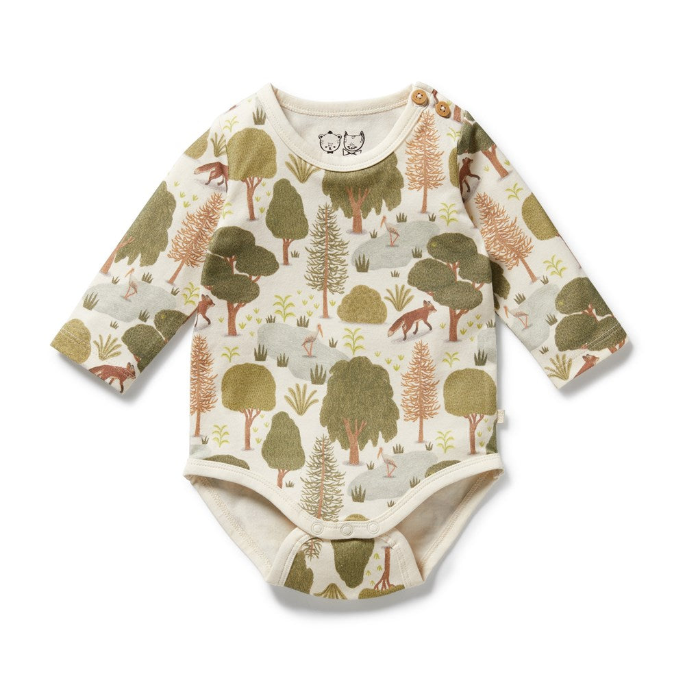 Organic Cotton Baby Bodysuit - Little Trees | Soft & Breathable Onesie for Newborns & Infants | Perfect for Everyday Wear, Playtime & Photo Shoots