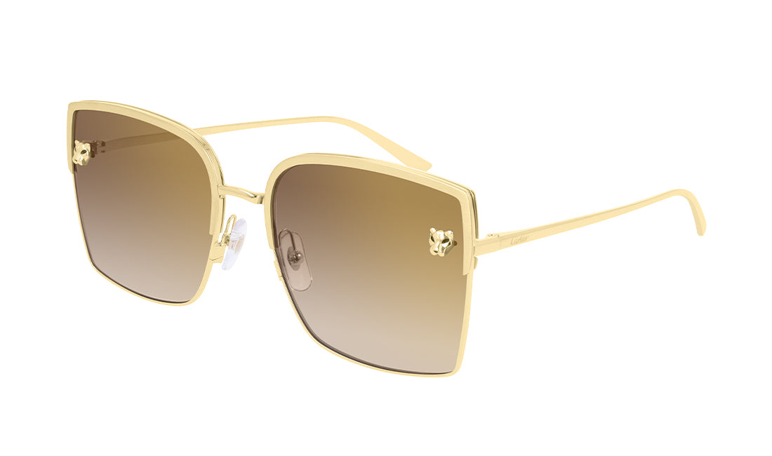 Cartier 0199S Luxury Sunglasses for Women - Polarized UV Protection Aviator Sunglasses - Perfect for Driving, Travel & Outdoor Activities