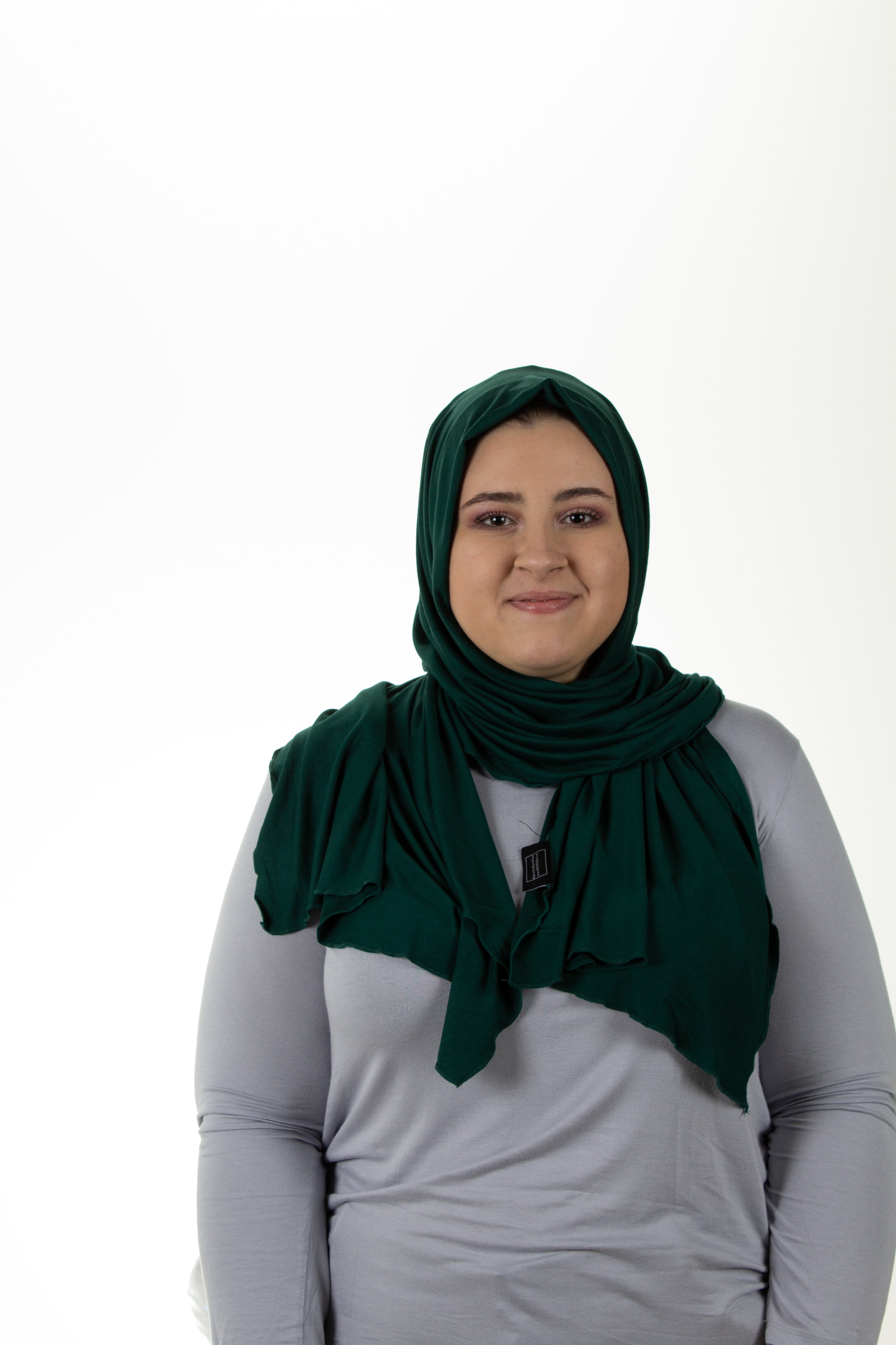 Forest Green Jersey Hijab - Soft & Breathable Muslim Headscarf for Women - Perfect for Daily Wear, Prayer, and Modest Fashion