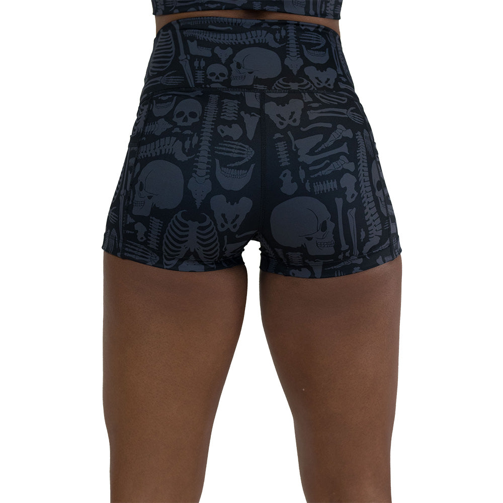Baddie To The Bone Women's Fashion Shorts - Trendy High Waisted Summer Casual Shorts for Streetwear & Outfits | Perfect for Beach, Gym, and Everyday Wear