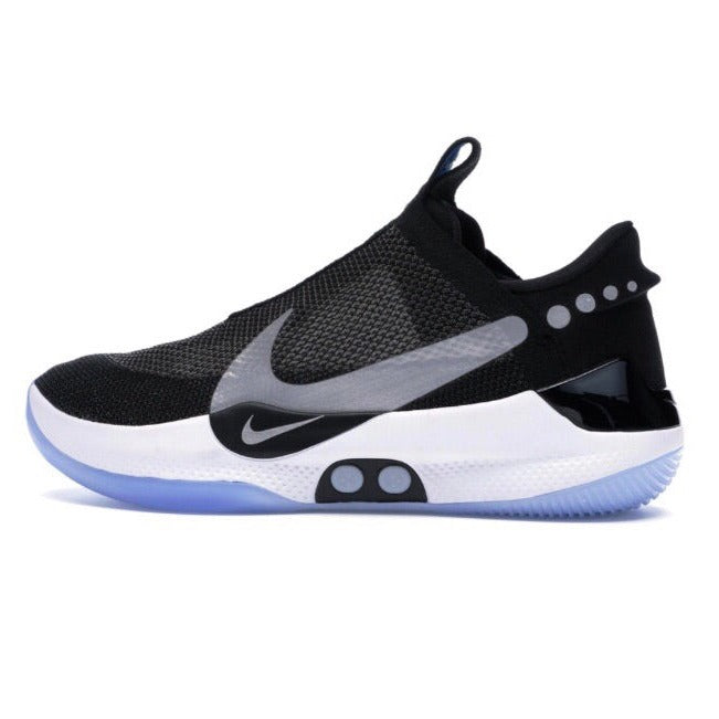 Nike Adapt BB Black White Self-Lacing Basketball Shoes for Men - High-Tech Performance Sneakers for Court Play & Casual Wear