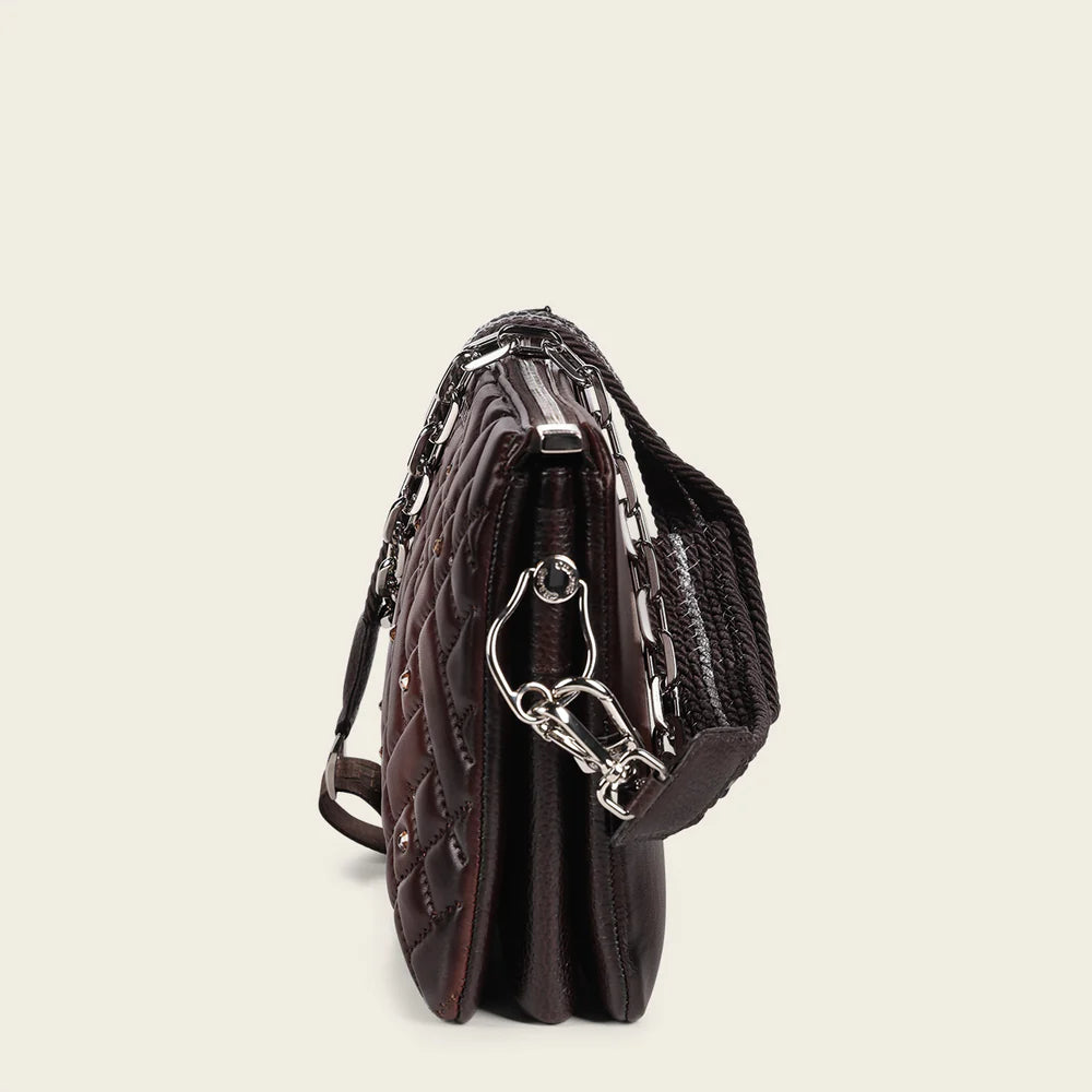 BOD1XCO Women's Casual Fashion Leather Shoulder Bag - Stylish Brown Crossbody Purse for Everyday Use, Work & Travel
