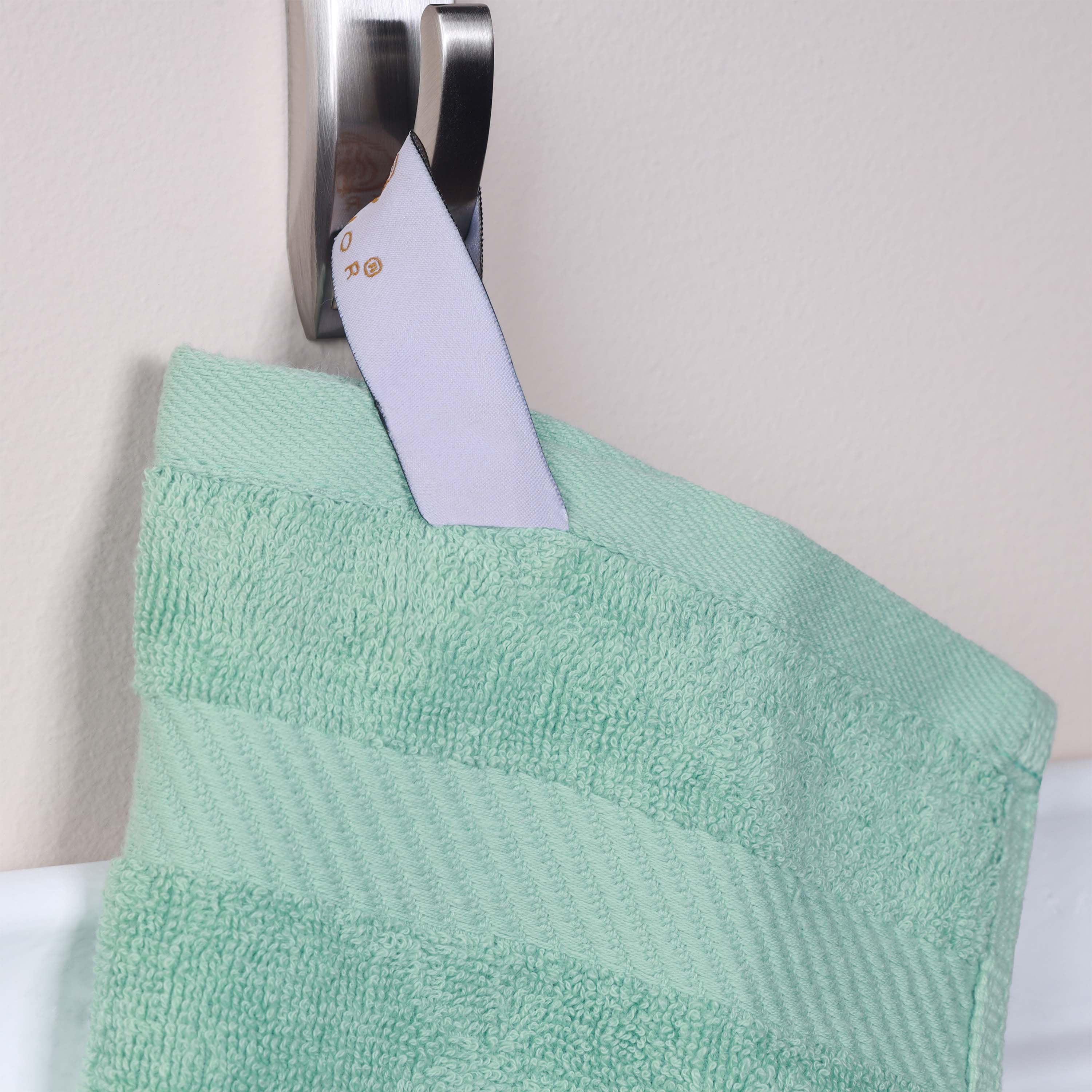 Premium Egyptian Cotton 2-Piece Bath Sheet Set with Luxury Dobby Border - Ultra Soft & Absorbent Towels for Spa, Hotel & Home Bathroom Luxury