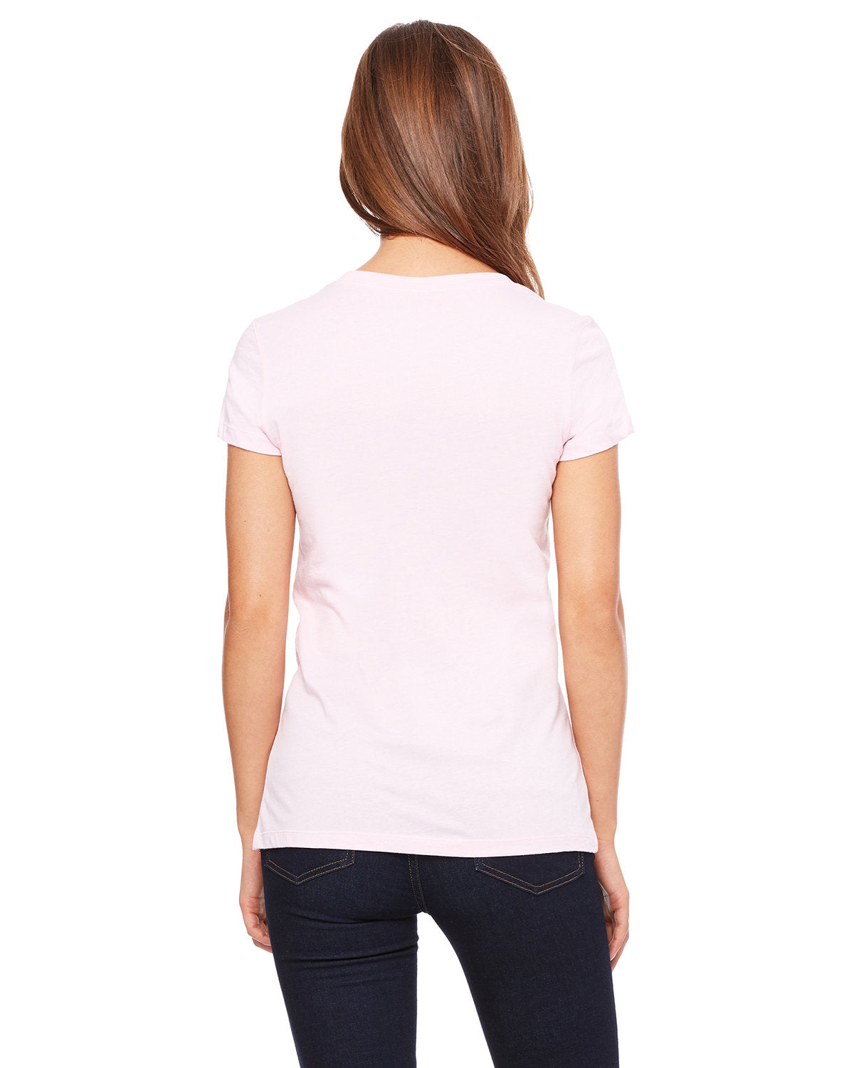 Bella + Canvas B6005 Women's Soft Jersey Short Sleeve V-Neck T-Shirt - Comfortable Casual Tee for Everyday Wear, Gym, and Layering
