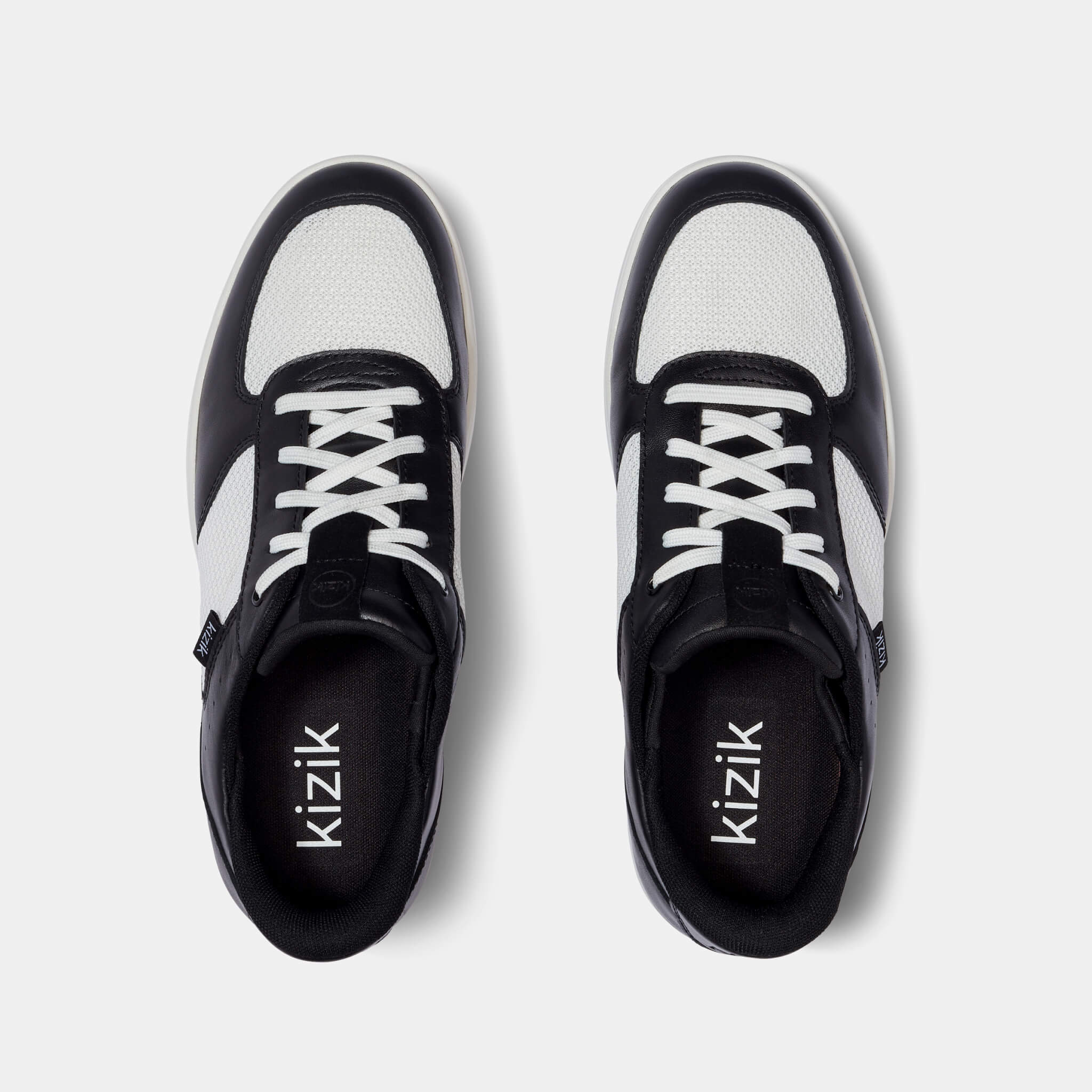 Men's Oslo Sneakers - Black & White Casual Shoes for Walking, Running & Everyday Wear | Comfortable & Stylish Footwear for Men
