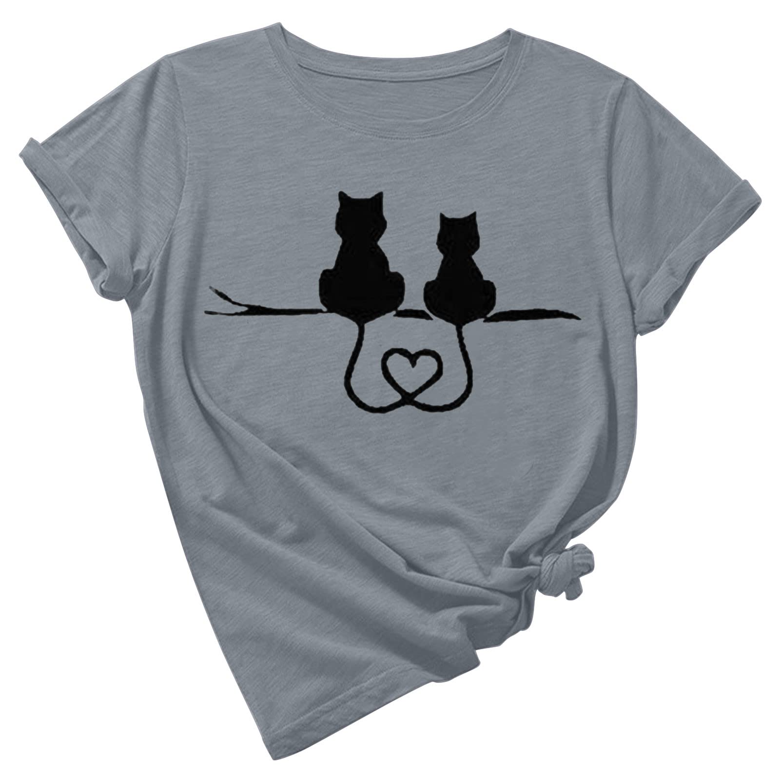 Women's Summer 2022 3/4 Sleeve V-Neck Tunic Tops - Loose Fit Pullover Sweatshirts for Casual Wear & Outdoor Activities