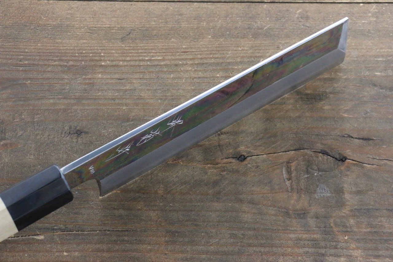Premium Kikumori VG10 Japanese Usuba Chef Knife 180mm - Mirror Polished Blade for Sushi, Vegetables & Precision Cutting - Professional Kitchen & Home Cooking Essential