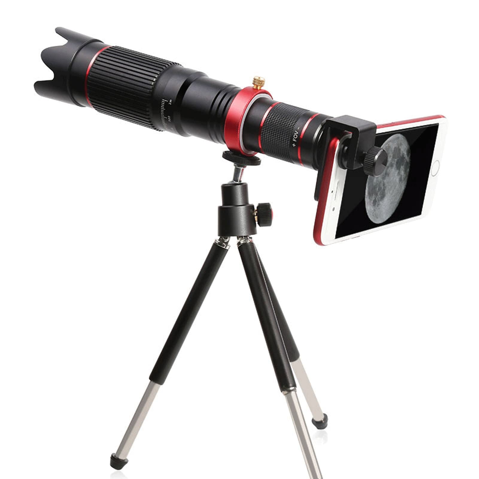 Feilx Universal 4K HD 36X Optical Zoom Camera Lens Kit for Smartphones - Telephoto & Mobile Telescope Lens for iPhone & Android - Perfect for Travel, Wildlife Photography & Long-Distance Shooting