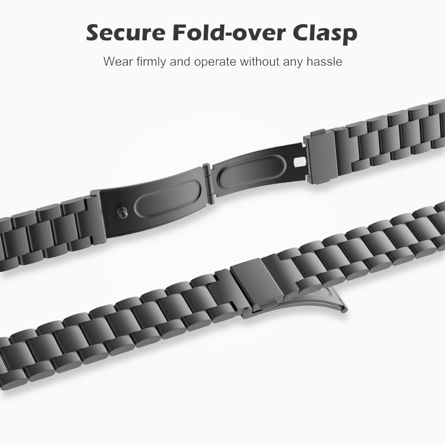 Premium Stainless Steel Apple Watch Band - Compatible with Series 10/9/8/7/6/5/4/3/SE/Ultra (38mm/40mm/41mm/42mm/44mm/45mm/46mm/49mm) - Durable Metal Strap Replacement for Men & Women - Perfect for Workouts, Office Wear & Everyday Use