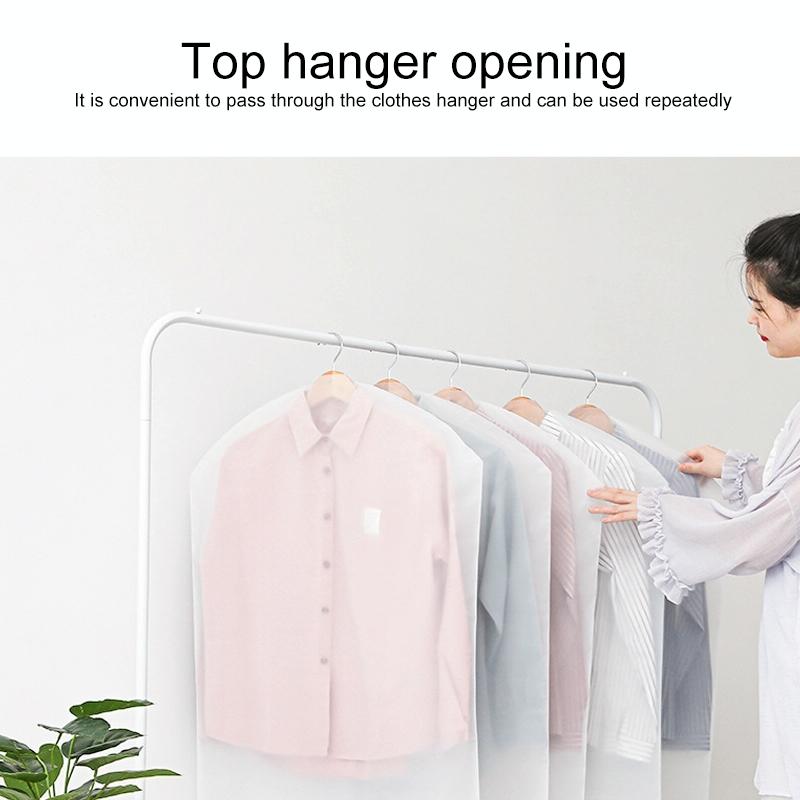 100 Pack Disposable Transparent Dust Bags 60x120cm - PP Material for Storage, Moving & Home Organization | Dustproof & Waterproof Protection for Clothes, Shoes & Household Items