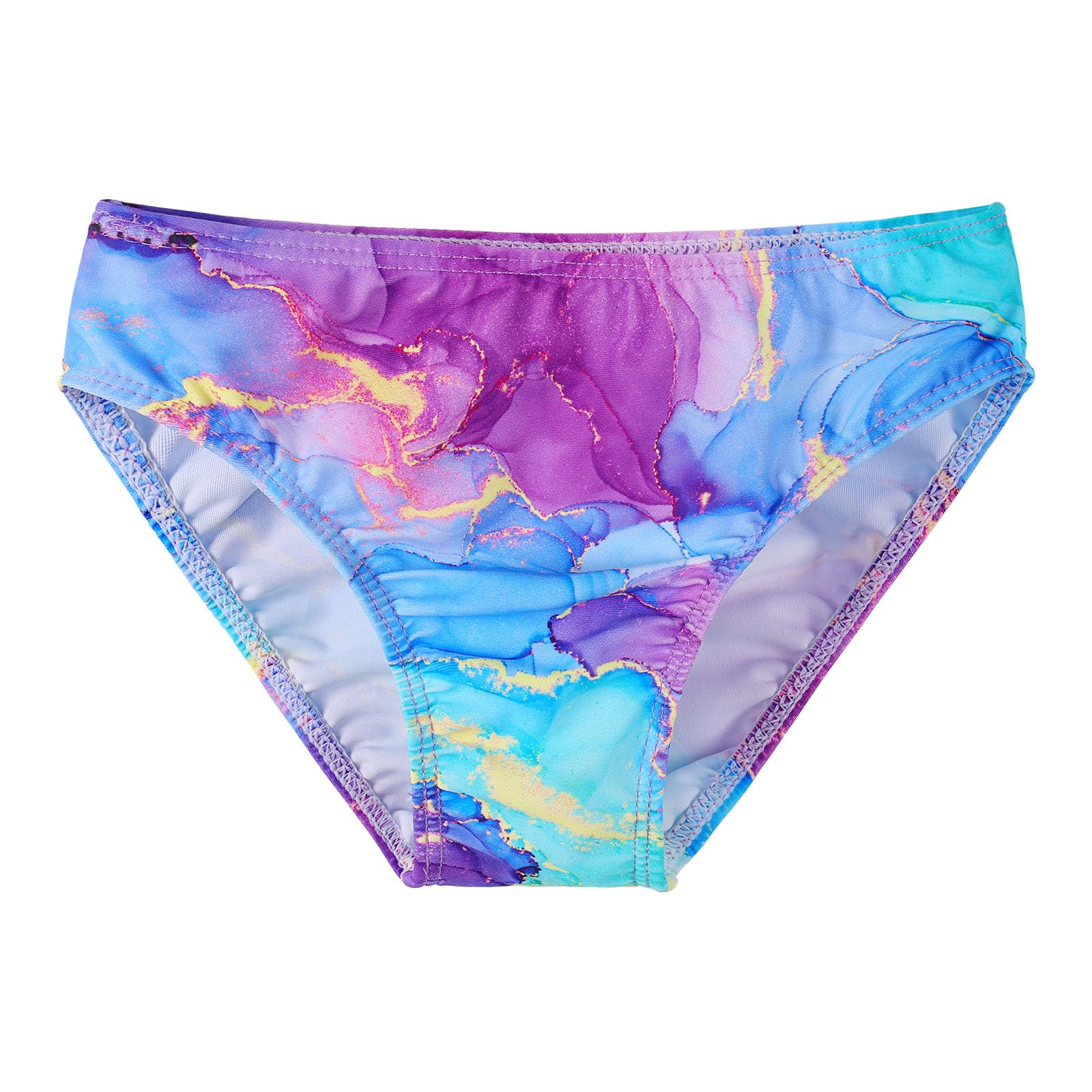 TFJH Girls' Bikini Swimsuits 2-Piece Tankini Bathing Suits with Rashguard Set for Ages 3-12 Years | Perfect for Beach, Pool, and Summer Water Activities