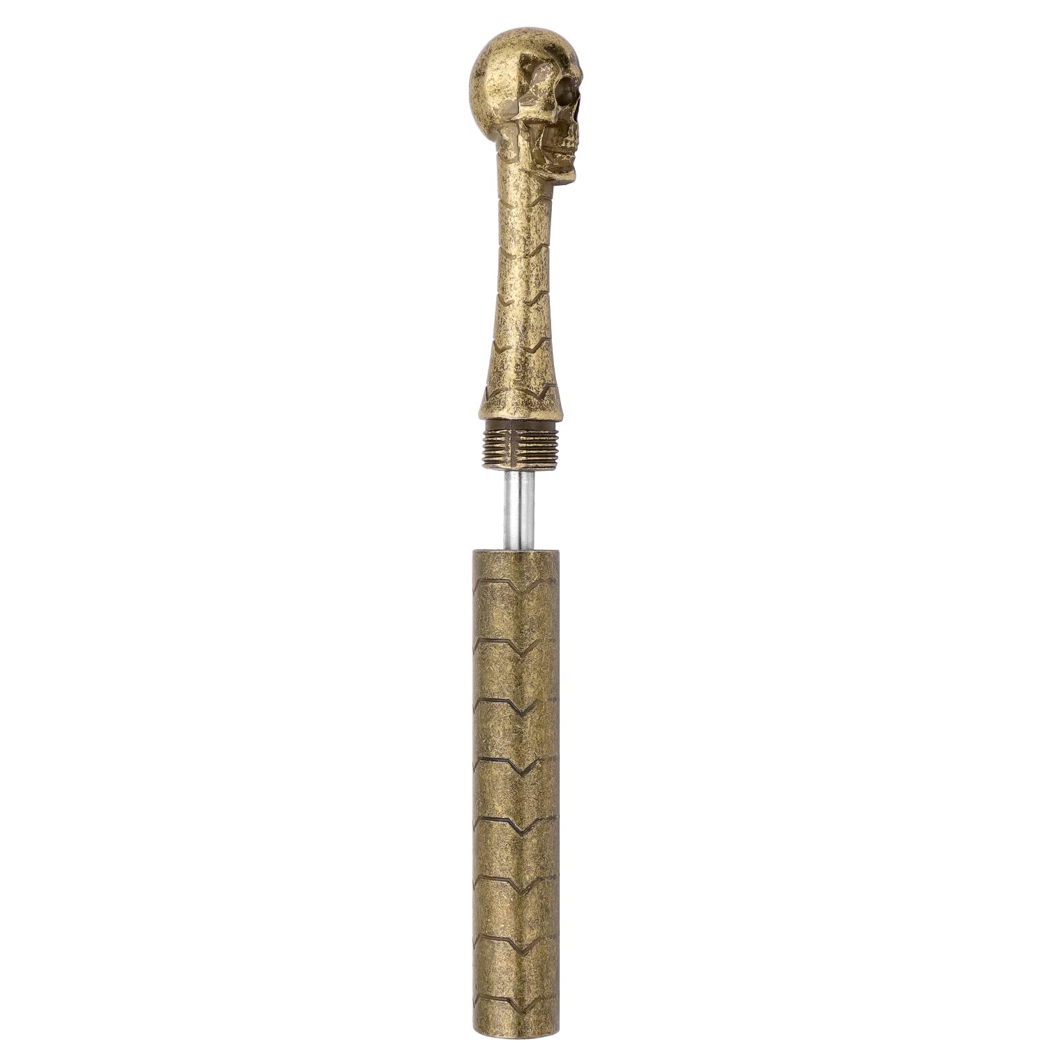 Premium Stainless Steel Ice Pick with Zinc Alloy Handle & Safety Cover - Durable Ice Tool for Kitchen, Bar, Restaurant & Home Use - Perfect for Breaking Ice Cubes, Cocktail Making & Food Preparation (Bronze)