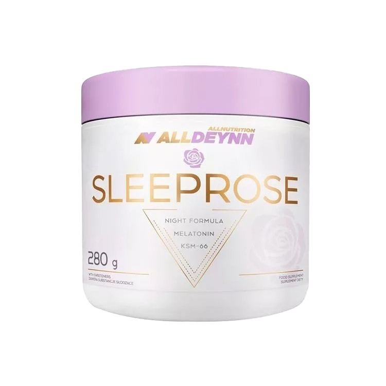 Allnutrition AllDeynn Sleeprose Tropical Orange 280g - Natural Sleep Aid Supplement with Melatonin for Relaxation & Better Sleep - Perfect for Nighttime Use, Travel & Stress Relief