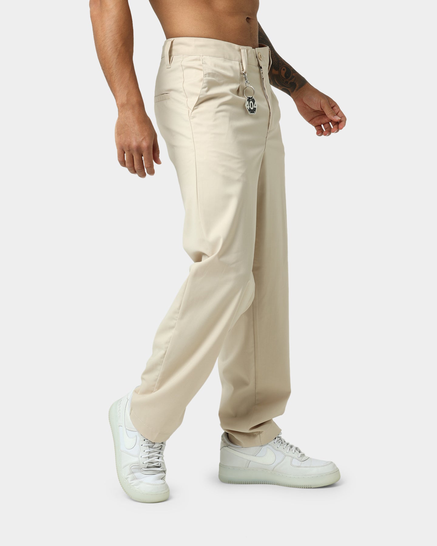 404 Liberty Baggy Trousers Sand - Comfortable Loose Fit Casual Pants for Men & Women | Perfect for Streetwear, Travel & Relaxation