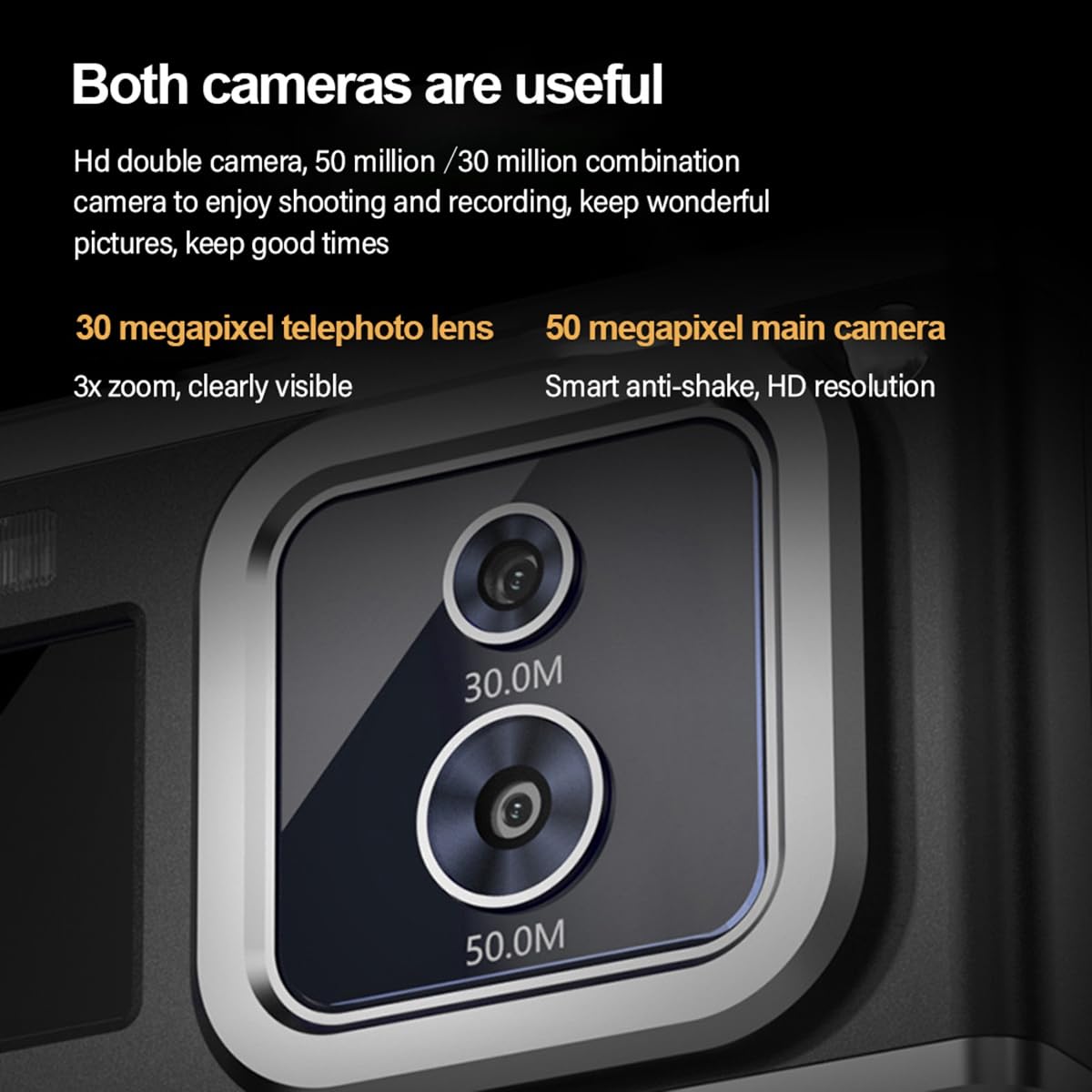 Guihydur Auto Focus Digital Camera - 2.88 Inch 4K 50MP with Optical Zoom, HD Video Camera for Photography | Perfect Gift for Students & Beginners (Black) | Easy to Use for Travel, Vlogging & Everyday Shooting