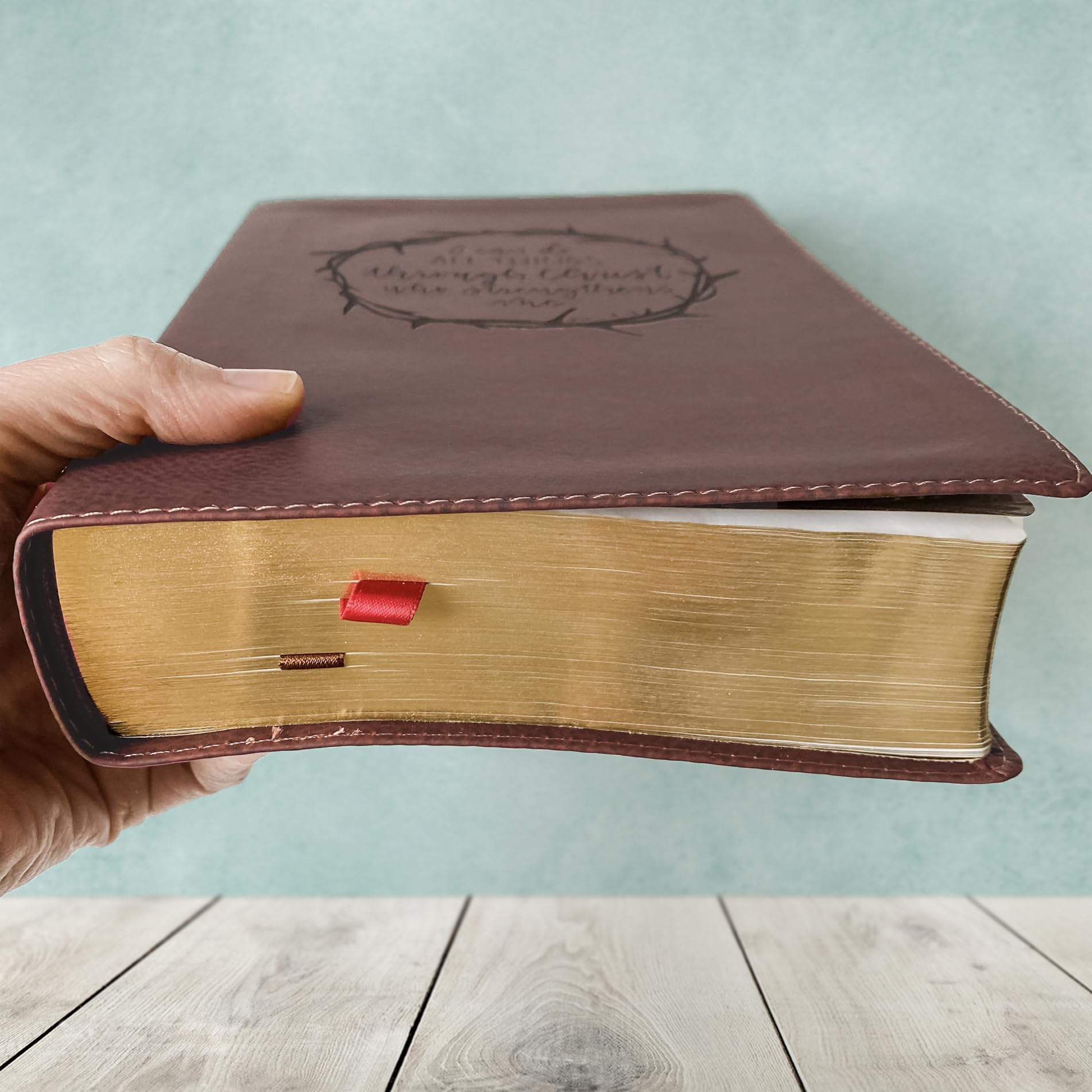 Hand Lettered & Laser Engraved NKJV Wide Margin Bible - Premium Personalized Gift for Weddings, Baptisms, Graduations & Birthdays | Ideal for Religious Ceremonies, Bible Study & Spiritual Growth