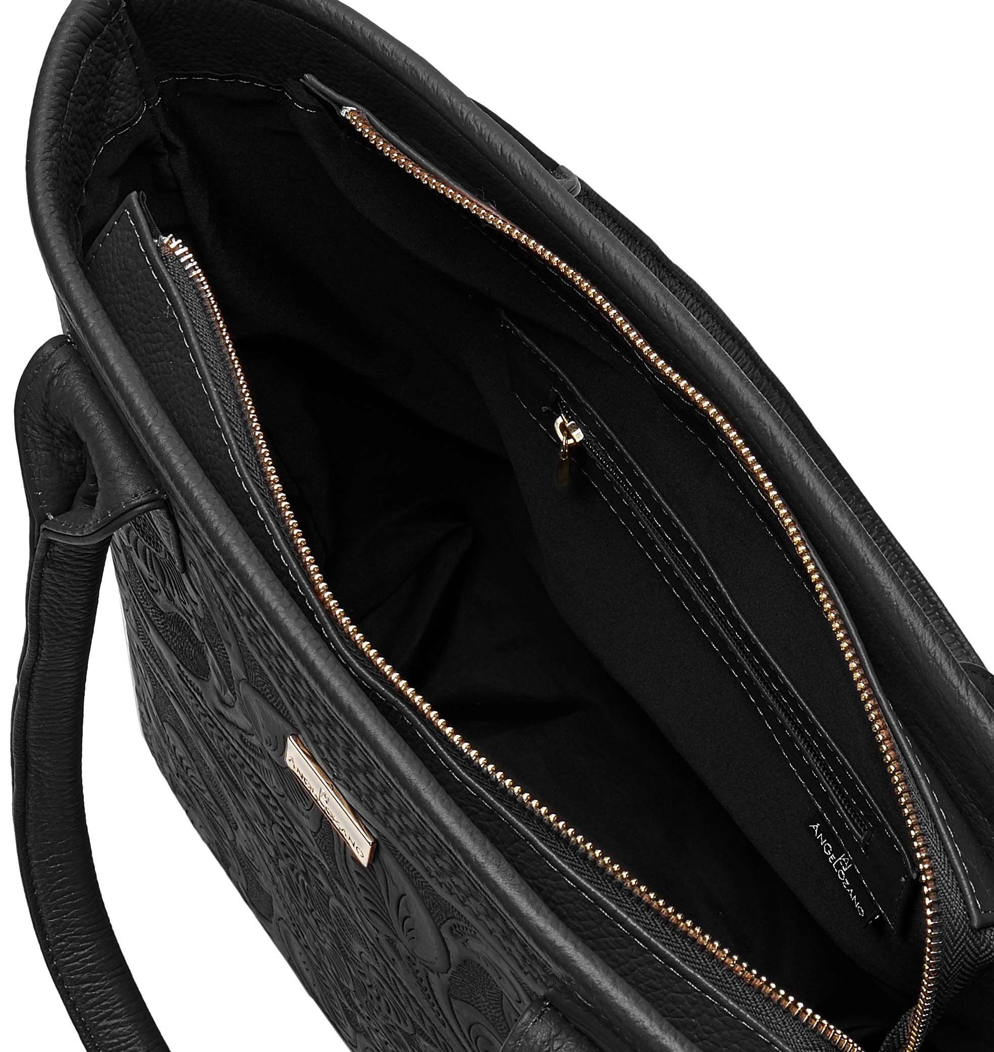 Handmade Leather Tote Bag for Women - Engraved Soraya Model - Stylish & Durable Shoulder Bag for Work, Travel & Everyday Use