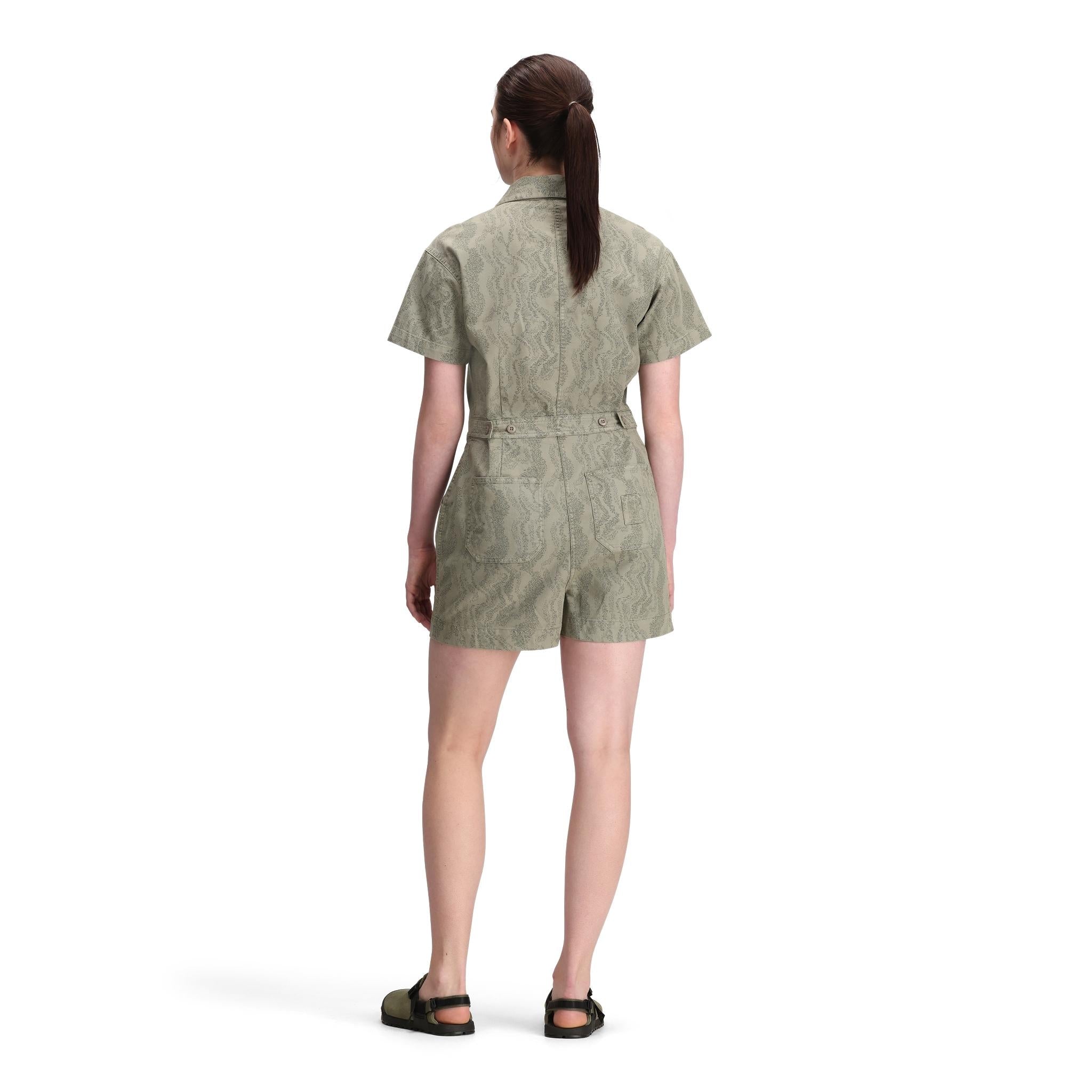 Women's Dirt Romper - Stylish & Comfortable Jumpsuit for Outdoor Adventures, Hiking, and Casual Wear