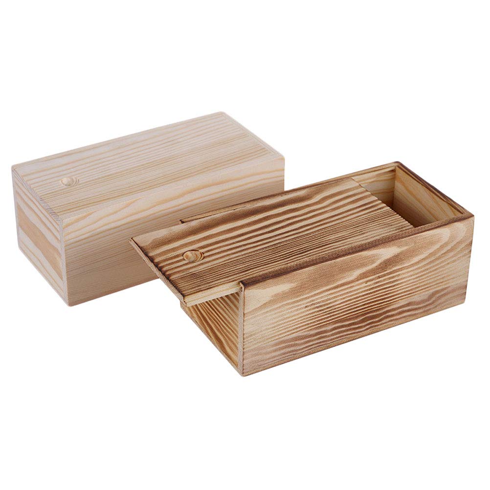 DOITOOL 2-Piece Wooden Jewelry Storage Box Set - Elegant Jewelry Organizer Case for Rings, Necklaces & Earrings - Perfect for Home Decor, Gift Giving & Travel Accessories