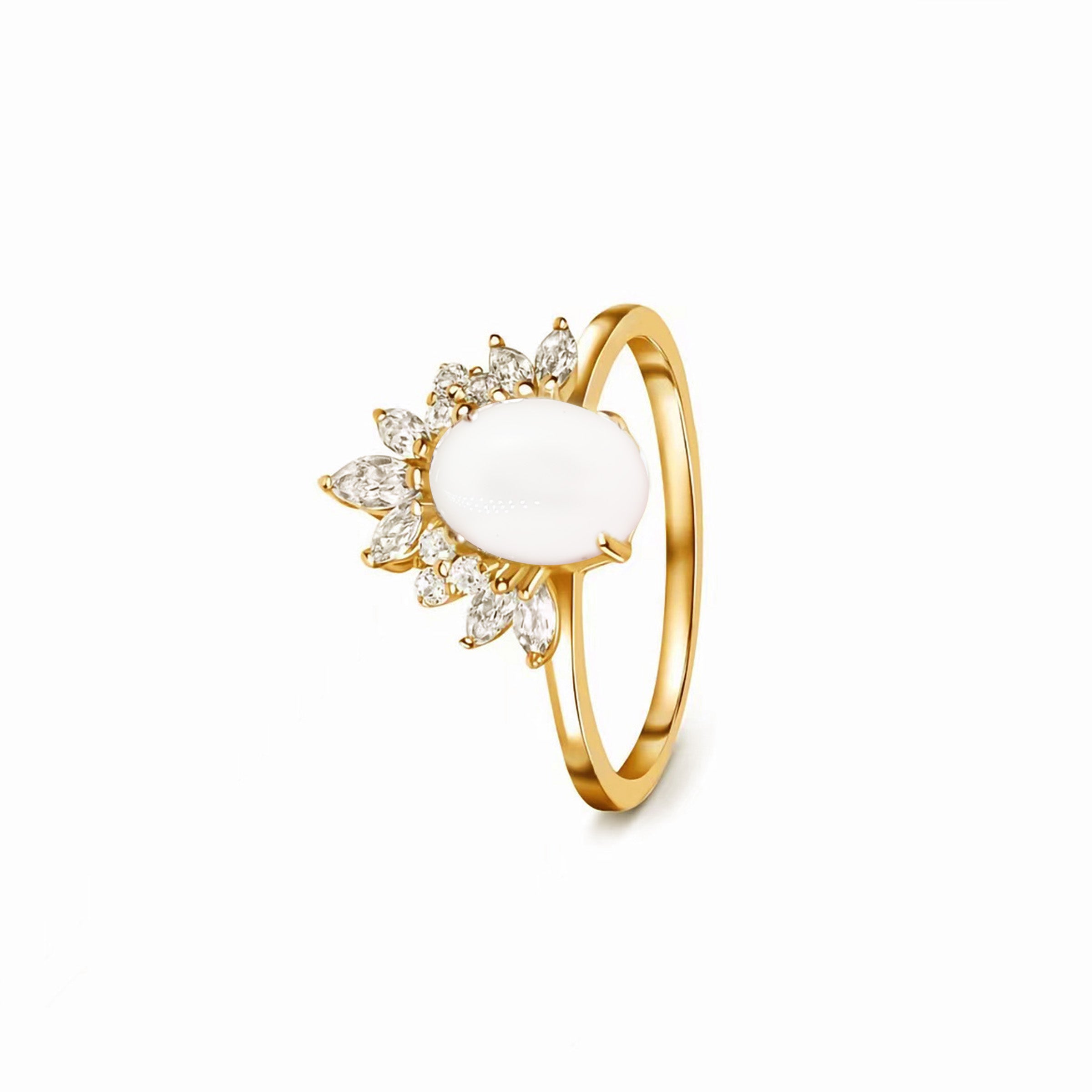 Radiant Crown Breastmilk Ring - Elegant Keepsake Jewelry for Moms | Perfect for Breastfeeding Mothers, Baby Showers & Mother's Day Gifts