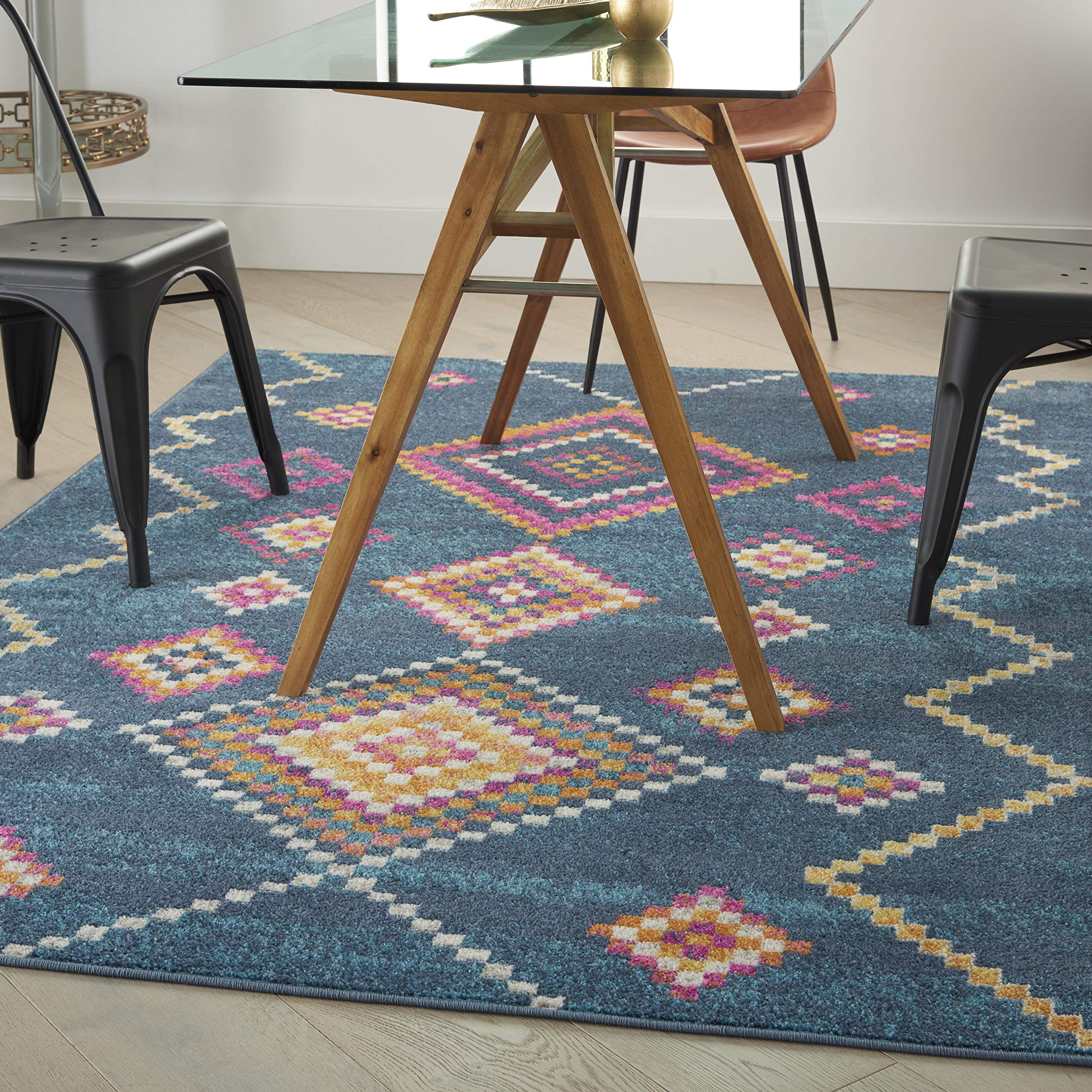 Nourison Passion Bohemian Navy 1'10
