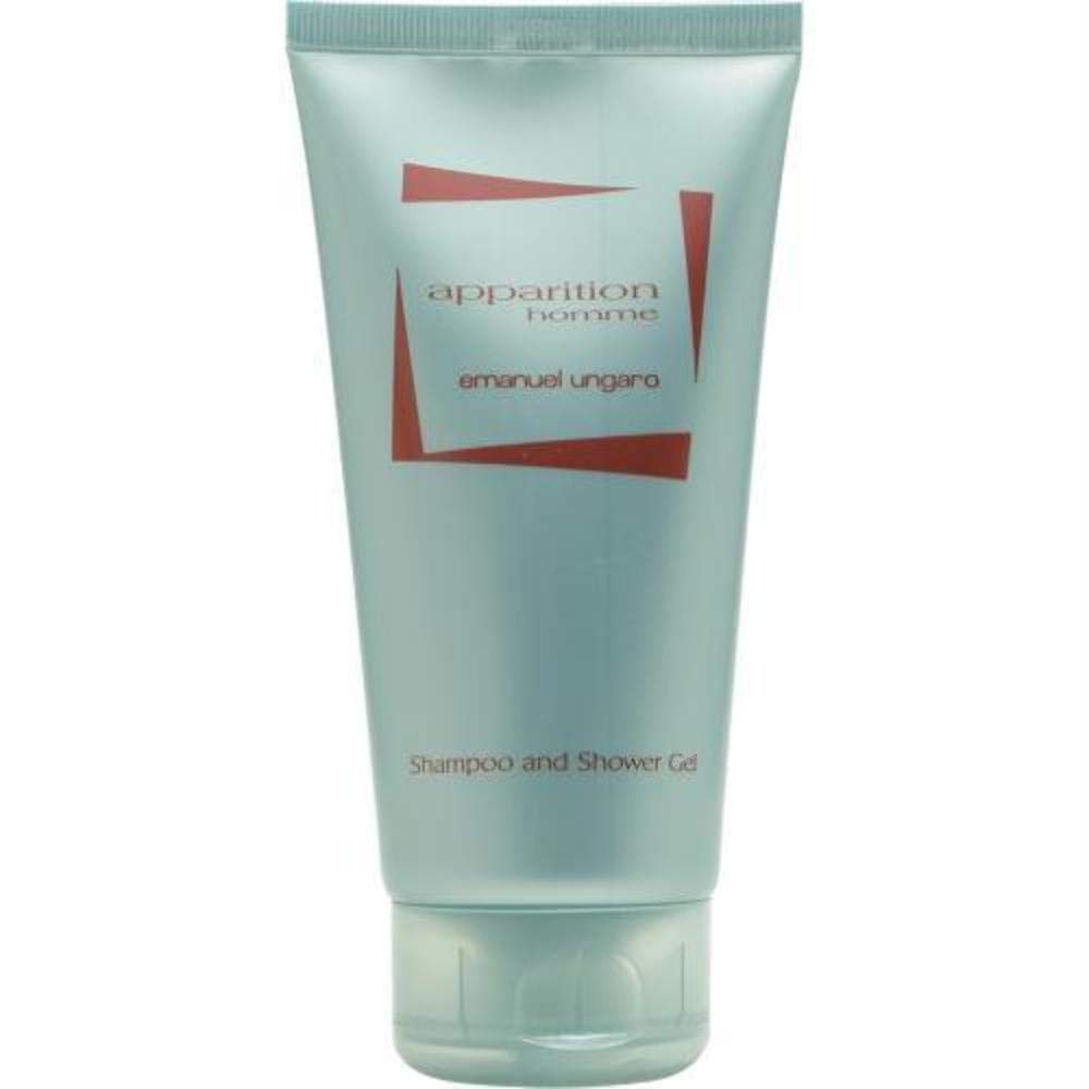 Emanuel Ungaro Apparition Men's Shampoo & Shower Gel 5.1 oz - Refreshing Daily Hair & Body Wash for Men, Perfect for Gym, Travel & Home Use