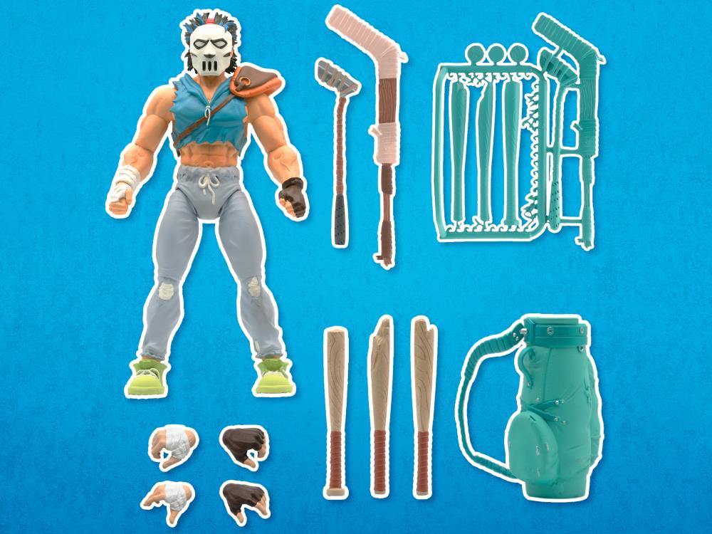 Teenage Mutant Ninja Turtles ULTIMATES! Casey Jones Action Figure - Collectible TMNT Toy for Fans & Display - Perfect for Play, Gifts, and Comic Book Collections