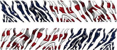 American Flag Stripes Truck Graphic Decals - Patriotic Vinyl Stickers for Pickup Trucks, SUVs & Cars - Perfect for 4th of July, Veterans Day & Car Shows