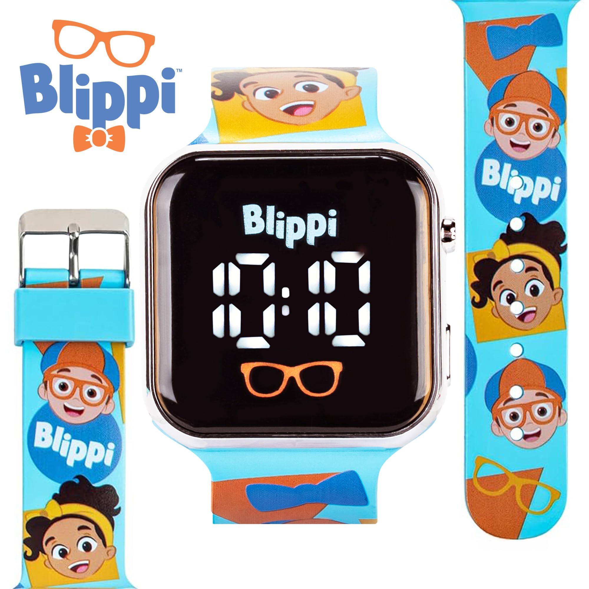 Blippi Kids LED Watch - Educational Interactive Watch for Learning & Play