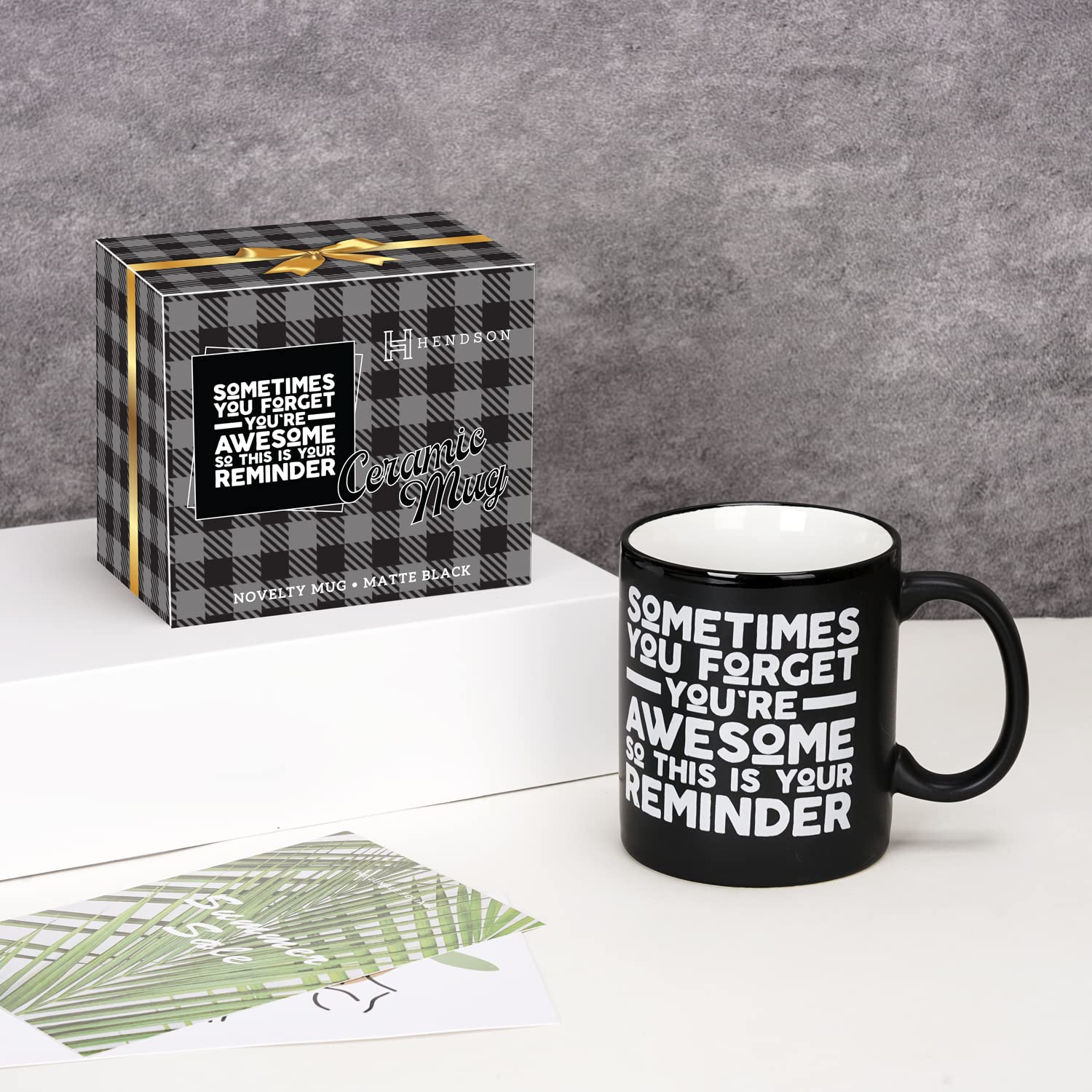 Funny Thank You Gifts for Men & Women - Inspirational Coffee Mug for Friends, Coworkers, Boss, Employees, Parents & Mentors - Perfect Birthday, Graduation & Friendship Present - Great for Office, Home & Daily Coffee Breaks