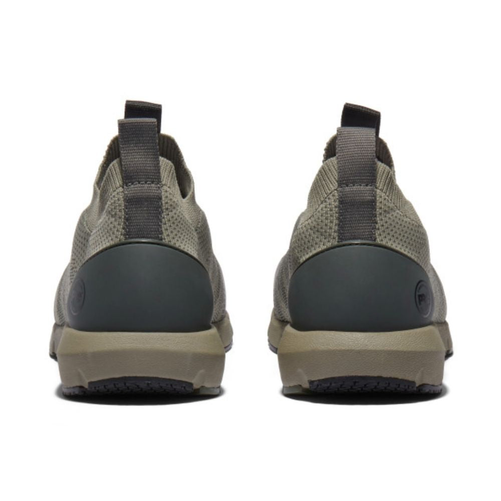 Timberland PRO Radius Knit TB0A2NKK357 Men's Athletic Composite Toe Work Shoes - Green | Lightweight & Durable Safety Footwear for Construction, Warehouse & Outdoor Work