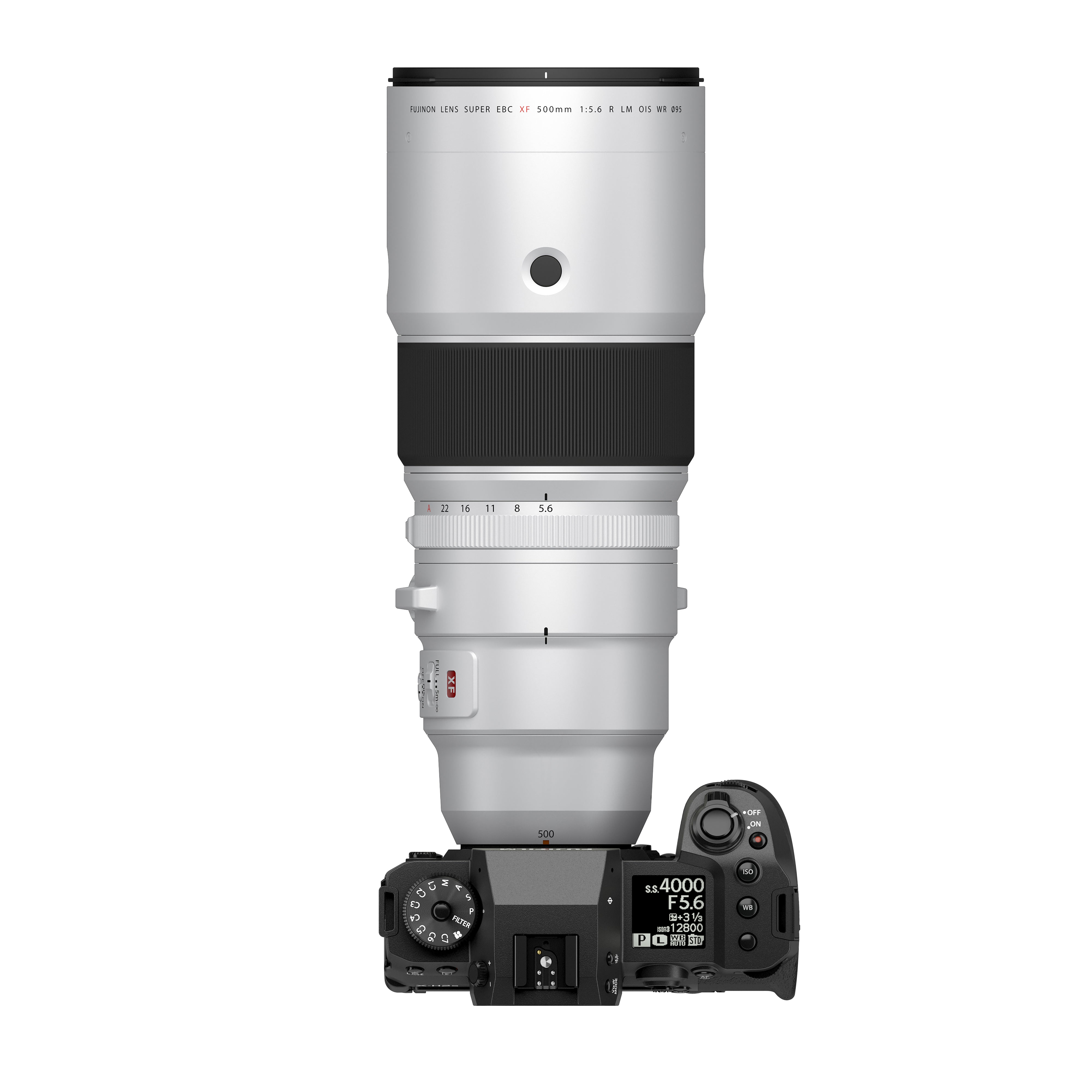 FUJIFILM XF 500mm f/5.6 R LM OIS WR Telephoto Lens for Wildlife & Sports Photography - Professional Mirrorless Camera Lens with Weather Resistance & Optical Stabilization