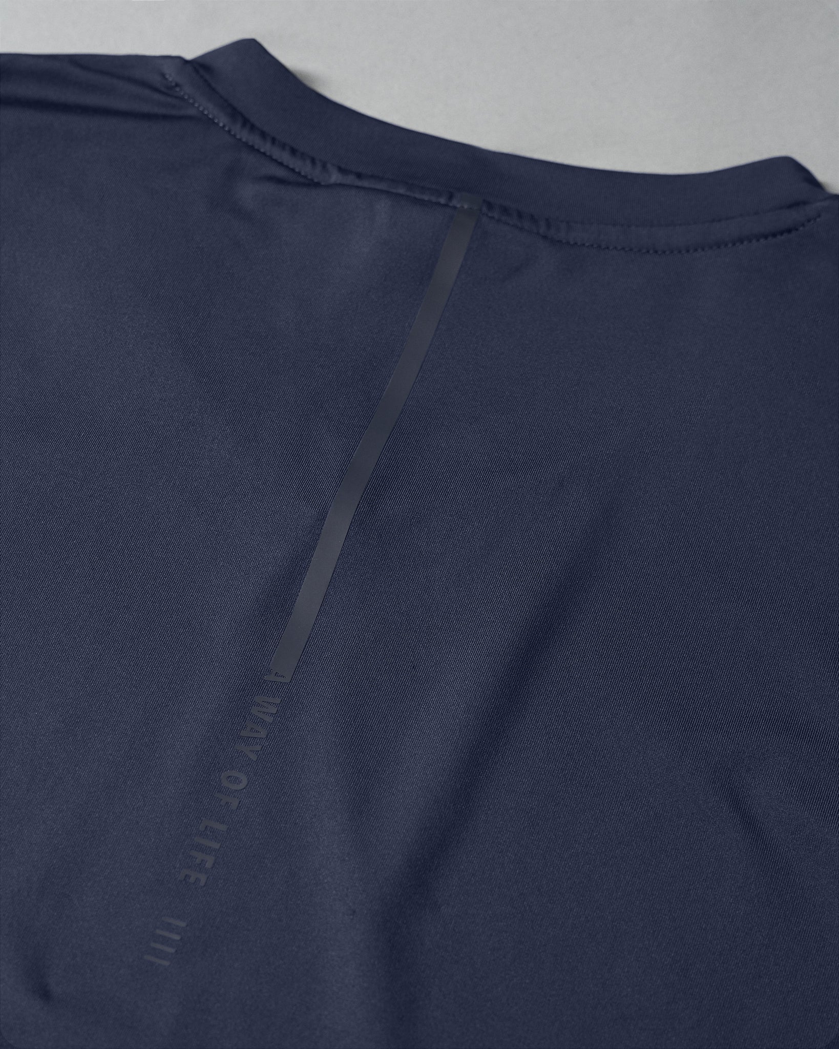 RUDIS Performance Women's V-Neck Long Sleeve Shirt - Navy Blue - Moisture Wicking & Breathable for Workouts, Yoga & Active Lifestyle