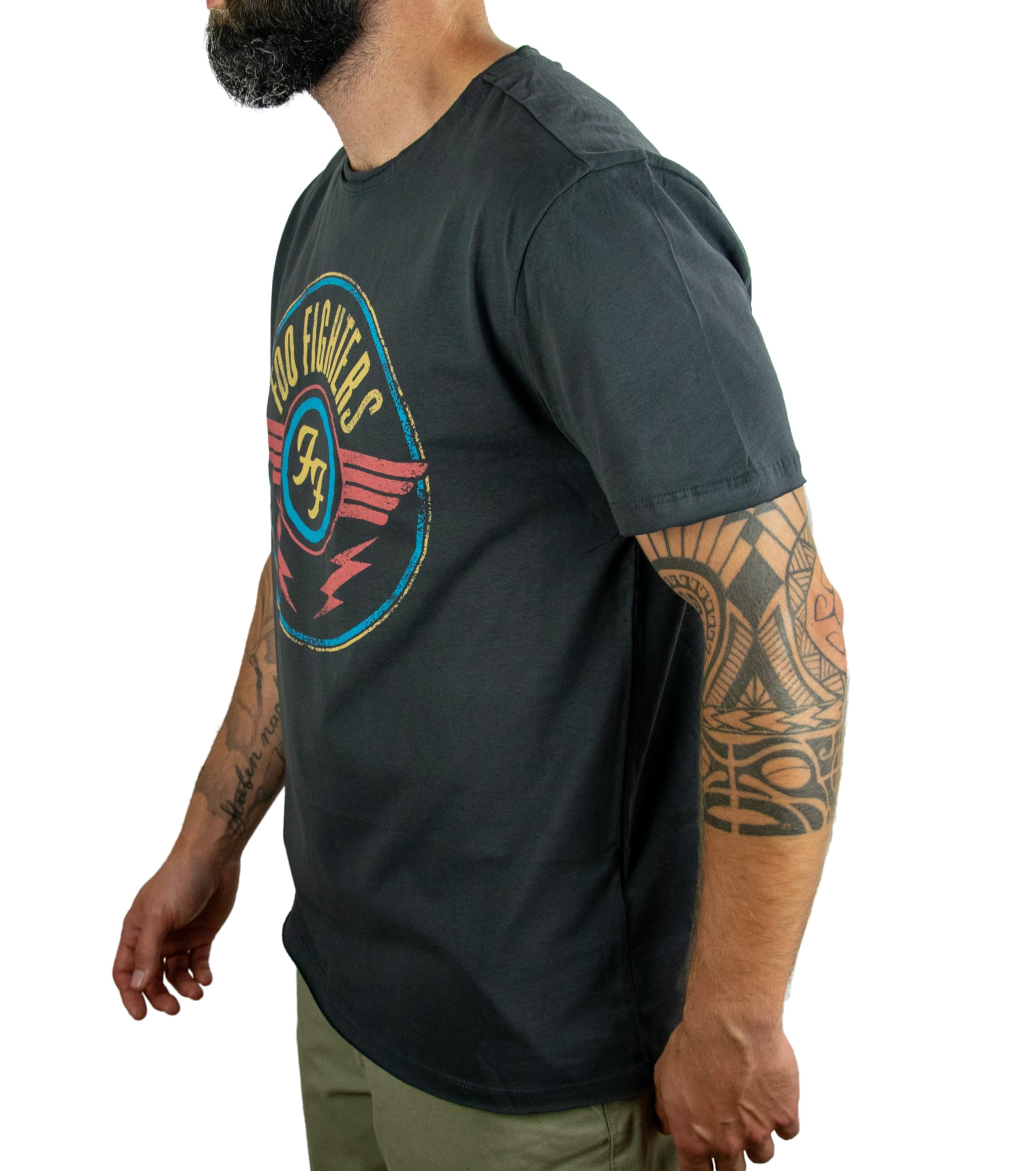 Foo Fighters FF Air Shirt - Men's Band Graphic Tee - Soft Cotton Vintage Rock T-Shirt - Perfect for Concerts, Gifts & Casual Wear