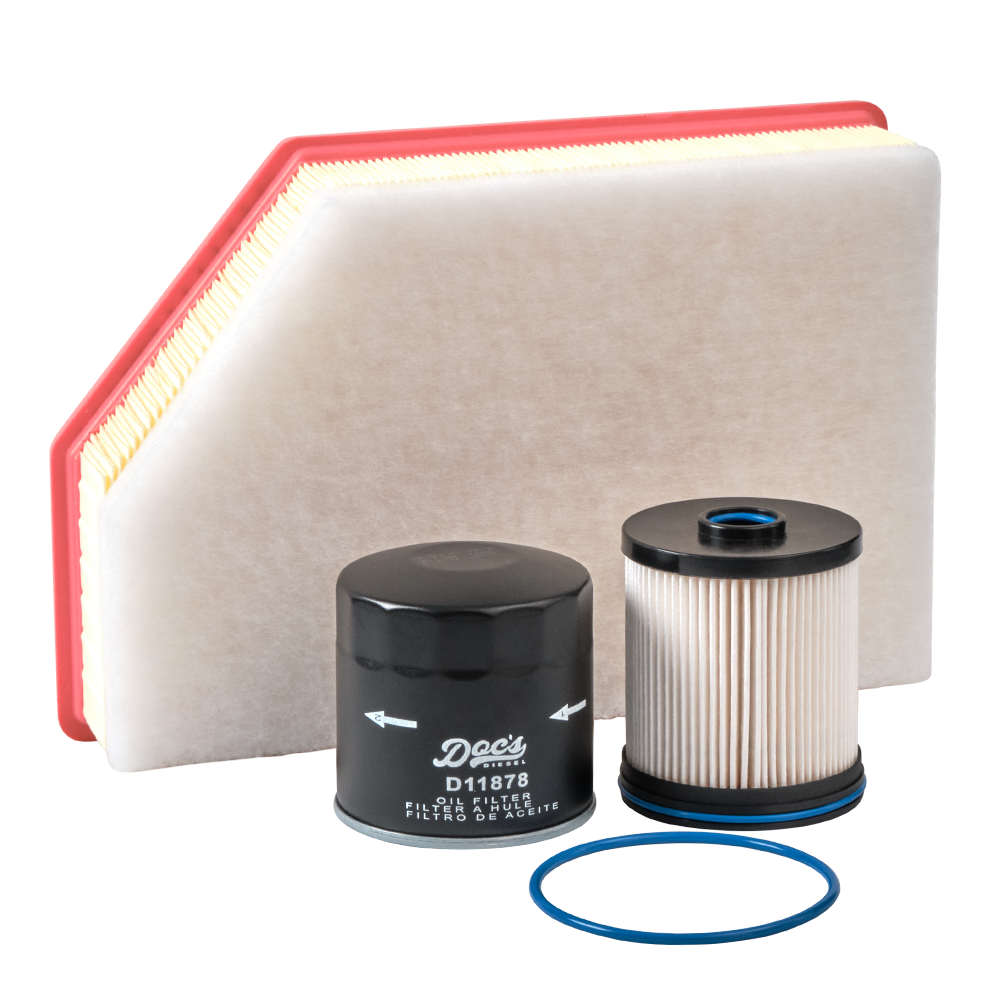 Doc's Diesel Chevrolet/GMC 6.6L Duramax Air & Oil Filter Set - Compatible with 2020-2025 Silverado 2500HD/3500HD & Sierra 2500HD/3500HD - Heavy Duty Engine Protection for Towing & Off-Road Use